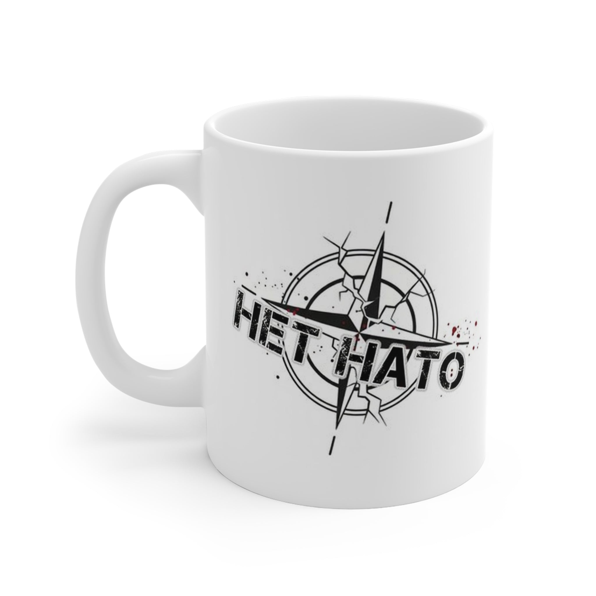 NO To NATO Compass Mug — Russian
