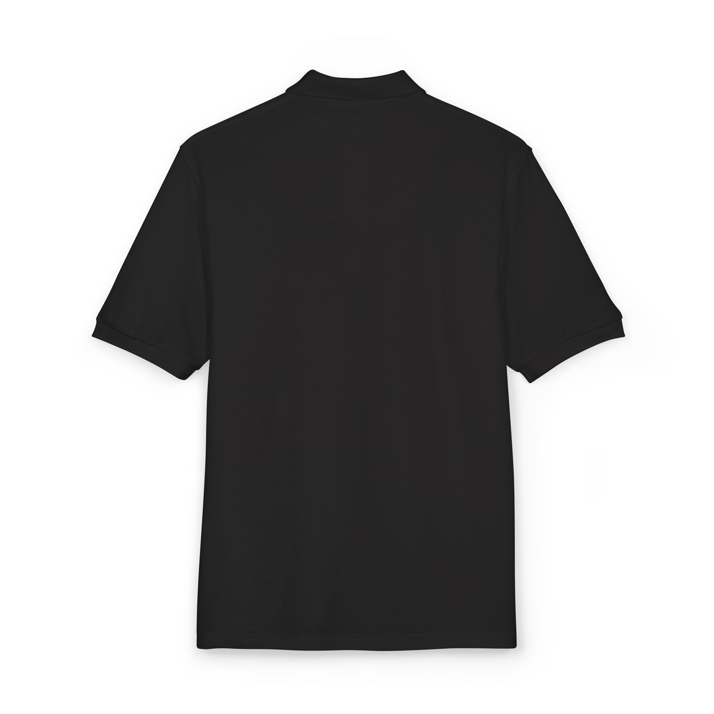 Black Colletion Polo‑Shirt — "Stay Illegal"