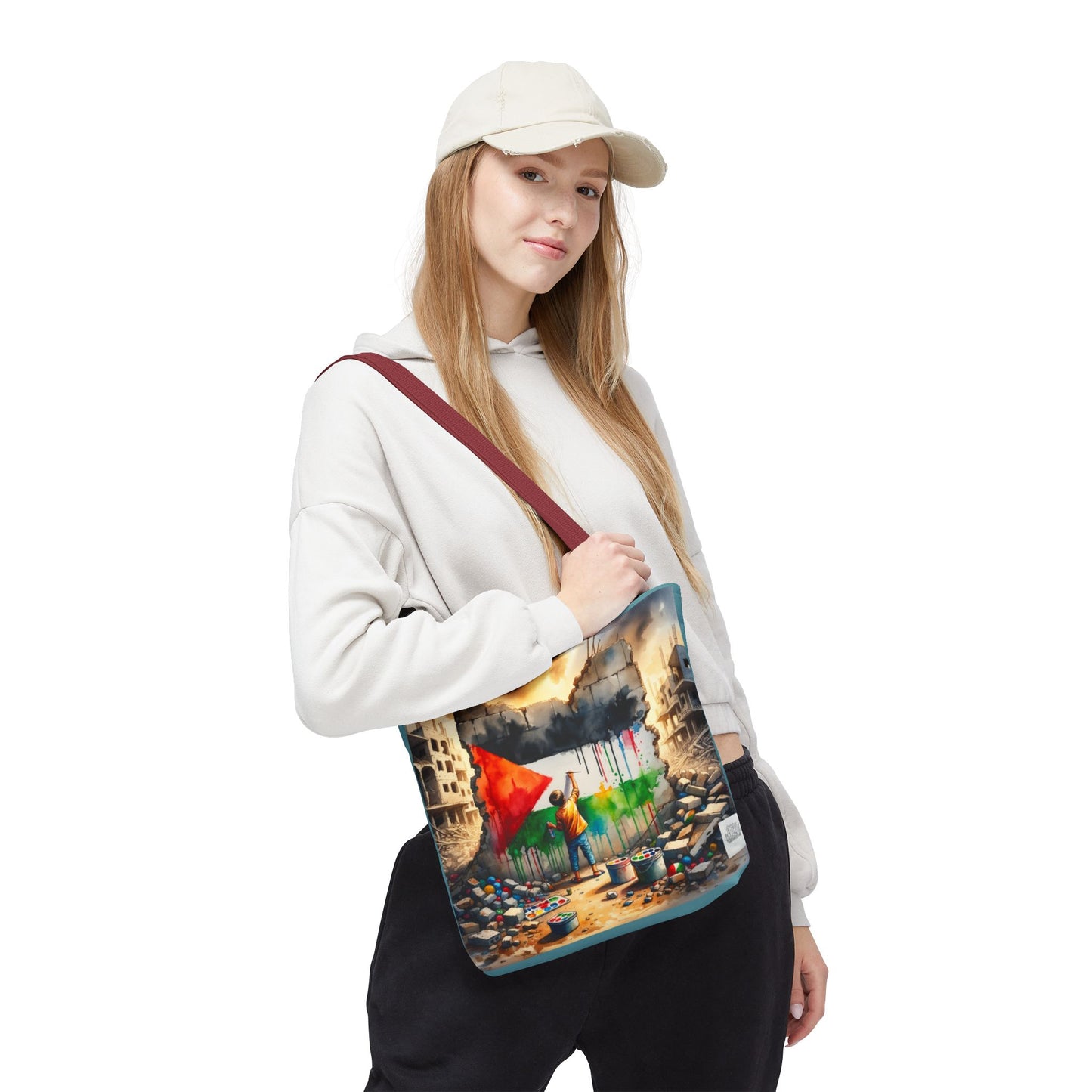 Bolso de hombro Tote — Palestine Paint