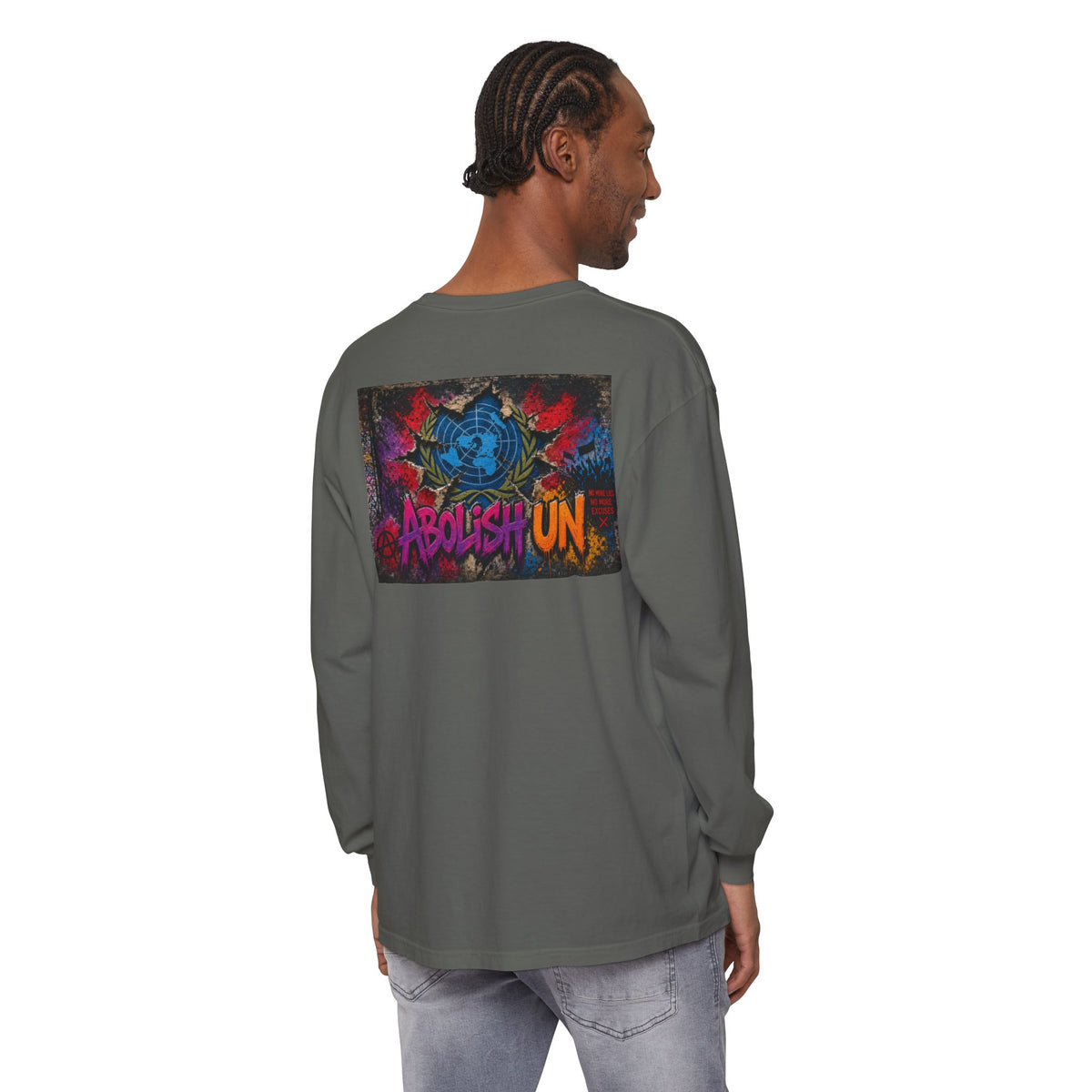 Protest Long Sleeve T‑Shirt — Abolish UN