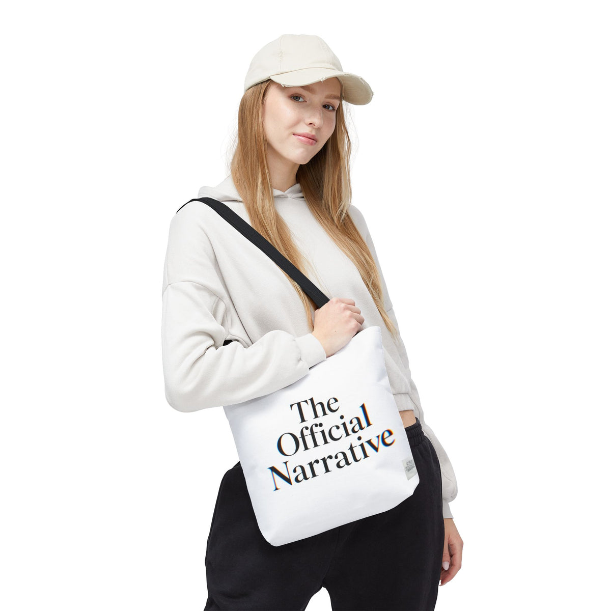 Tote Sling Bag — The Official Narrative White