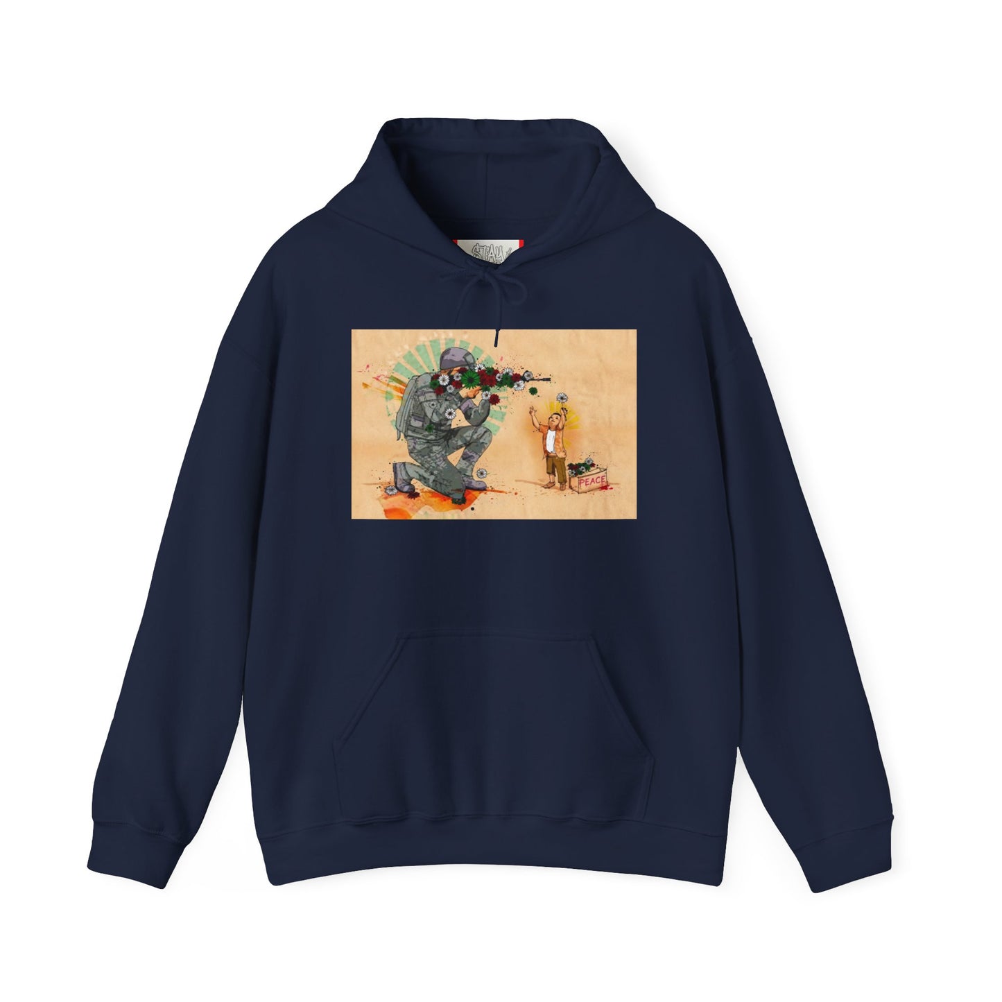 Stay Illegal Graffiti Hoodie - Flower Shooter