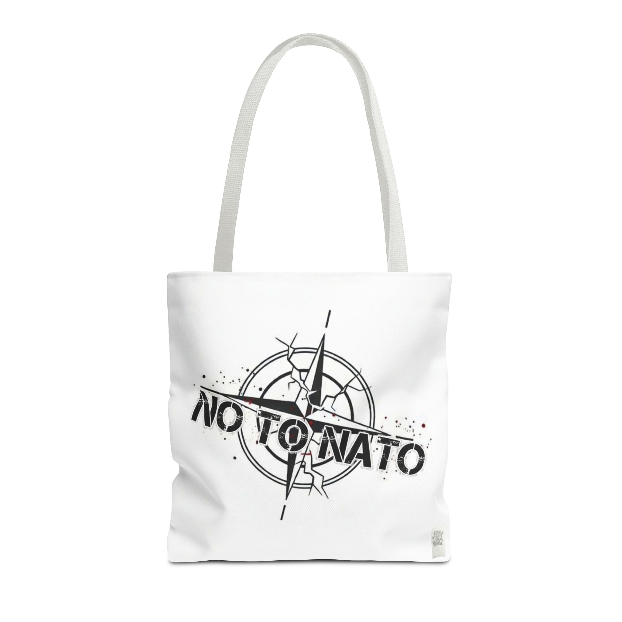 Compass Tote Bag — "NO To NATO / Het NATO" English/Russian