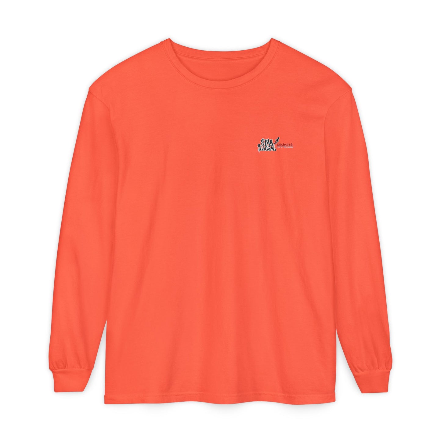 Stay Illegal Isignia - Plain Colour Long Sleeve Tee