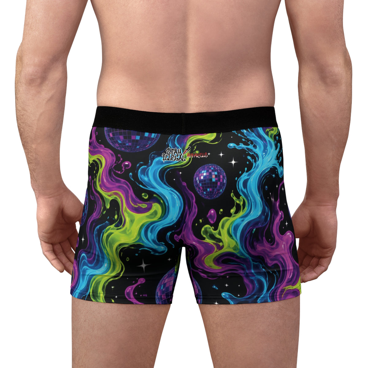 Stay Illegal Men's Boxer Briefs - Boogie Night