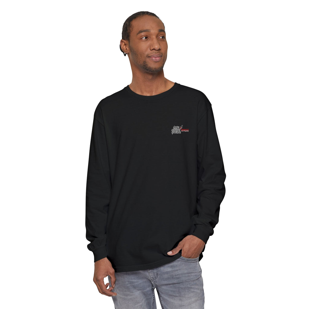 Protest Long Sleeve T‑Shirt — No To NATO Anarchist
