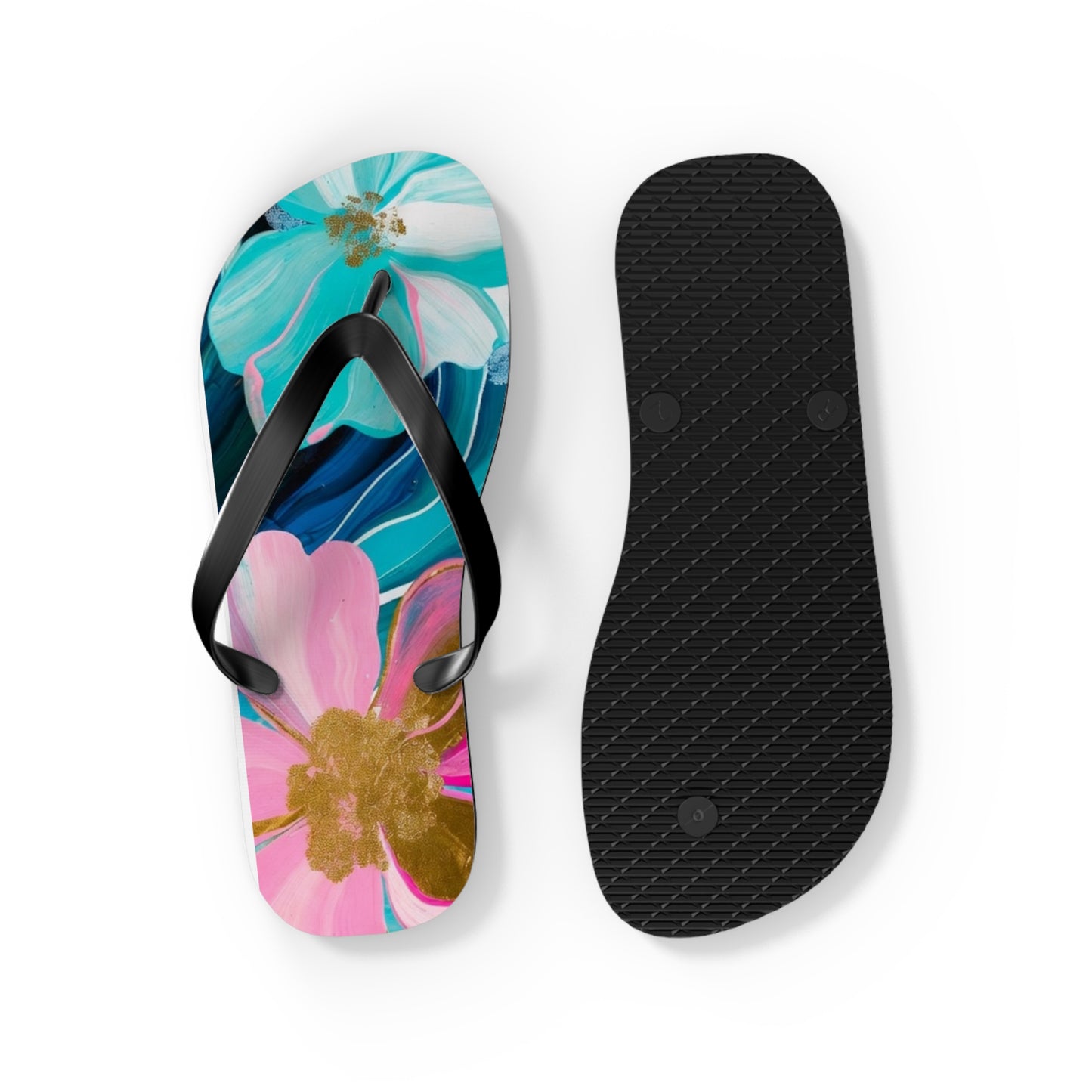 Flower Flip Flops – Oil Paints