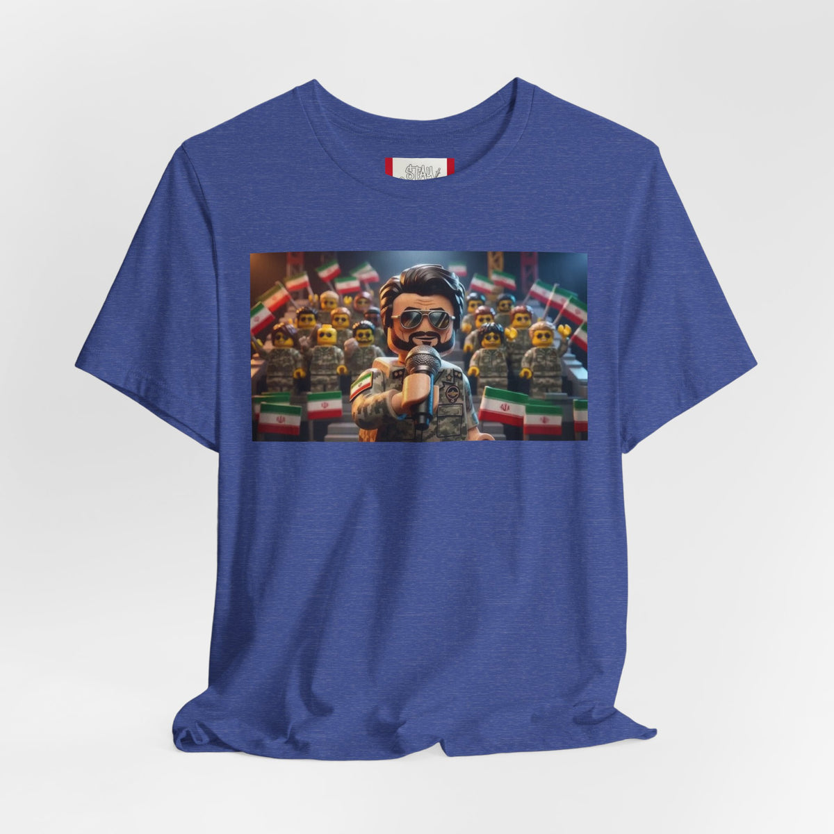 Propaganda T‑Shirt — IRAN LEGOS — IRGC Crowd Control