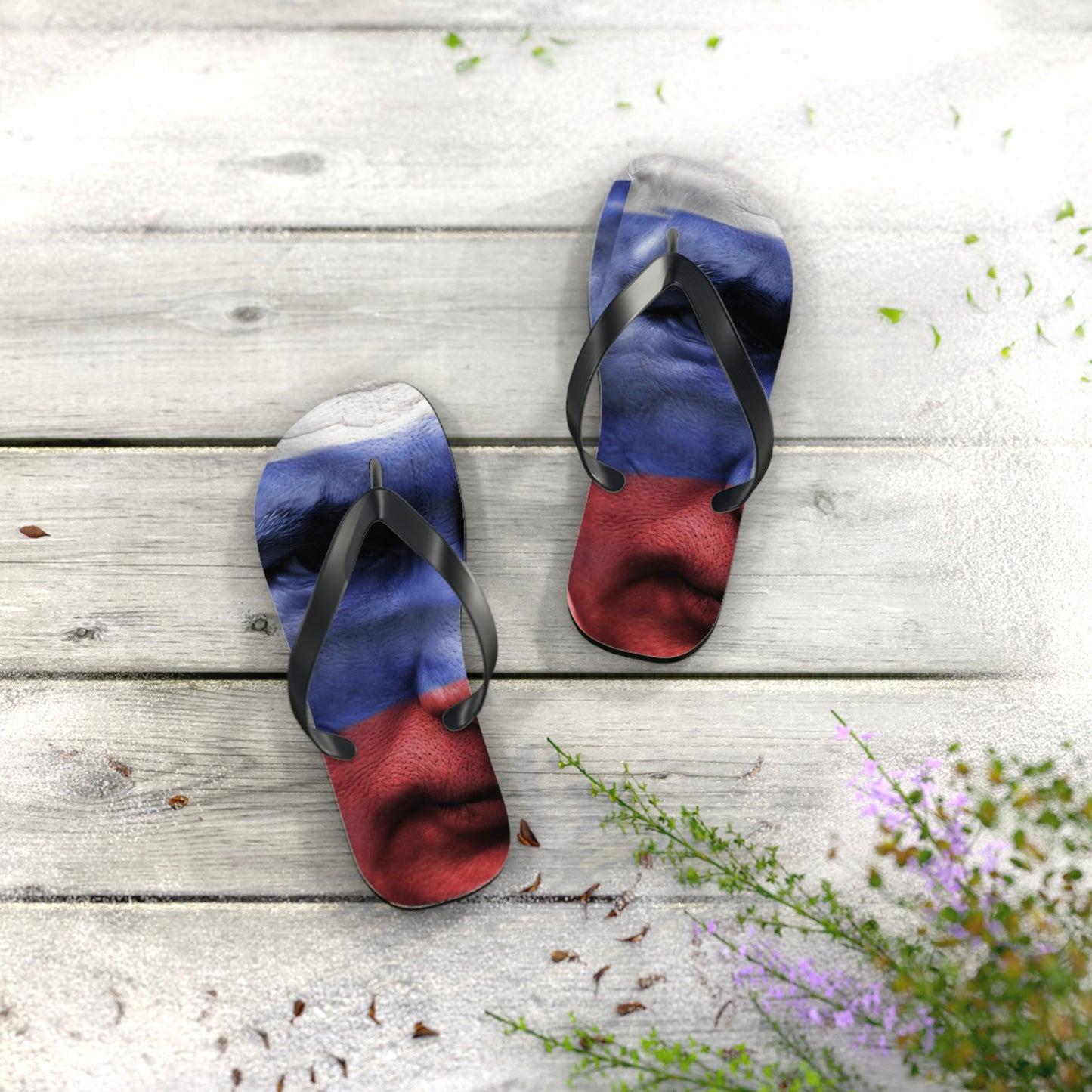 Putin's Russia Flip Flops – Putin Face
