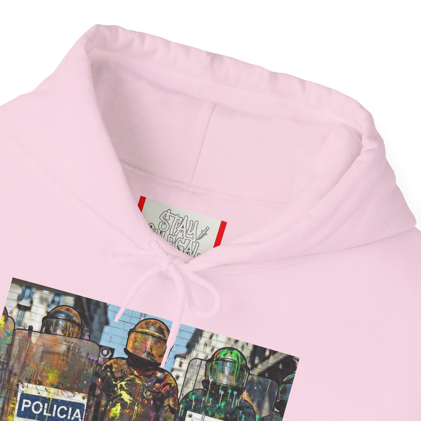 Stay Illegal Graffiti Hoodie - Policia Policia