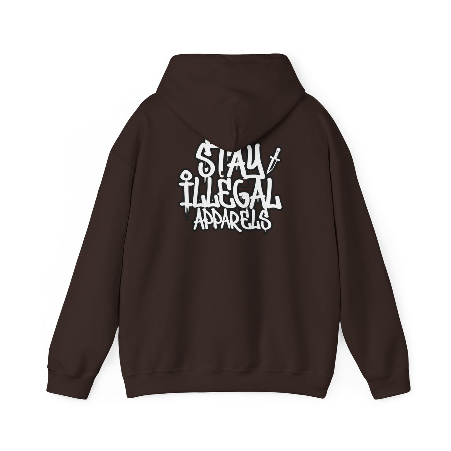 Stay Illegal Graffiti Hoodie - Mobile Heart
