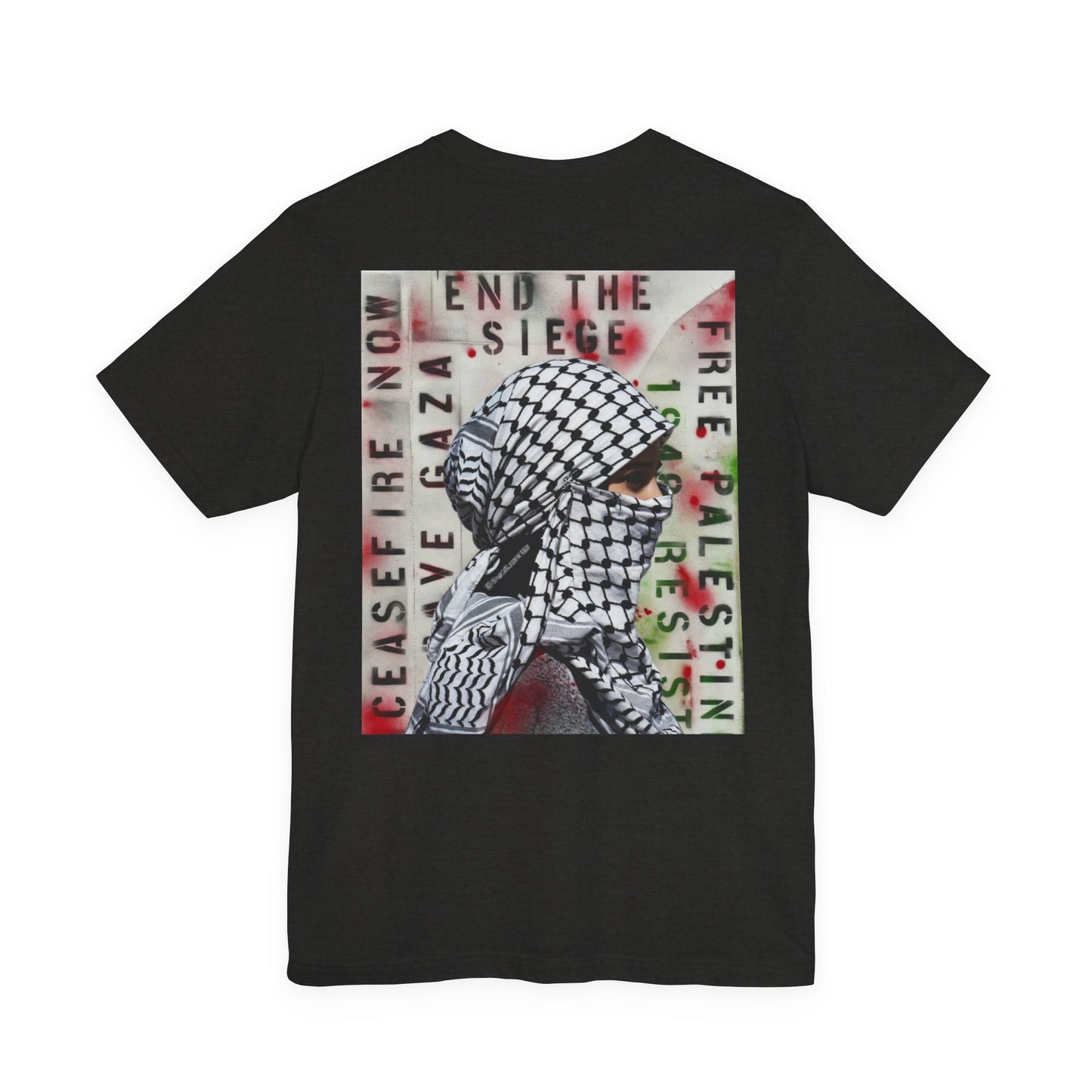 Black Collection T‑Shirt — Free Free Palestine