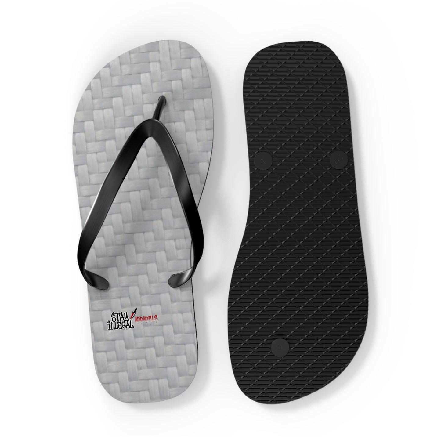 Carbon Fibre Flip Flops – Stay Illegal Grey