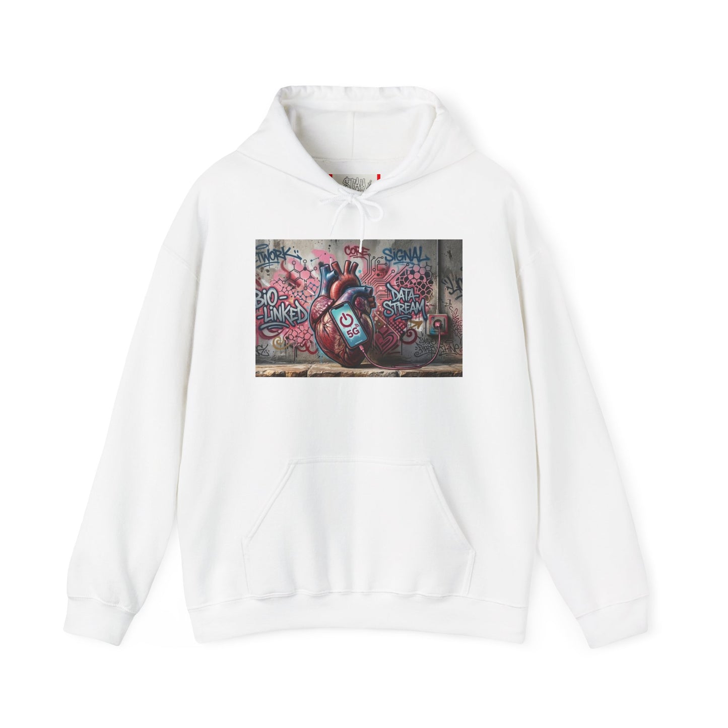 Stay Illegal Graffiti Hoodie - Mobile Heart