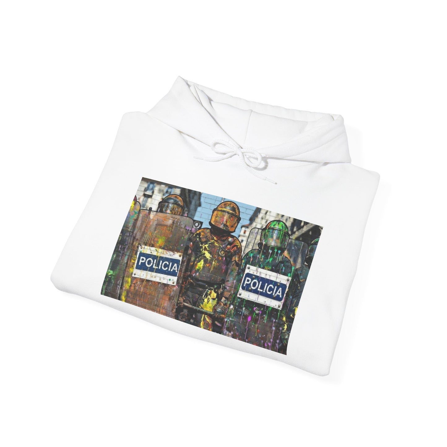 Stay Illegal Graffiti Hoodie - Policia Policia
