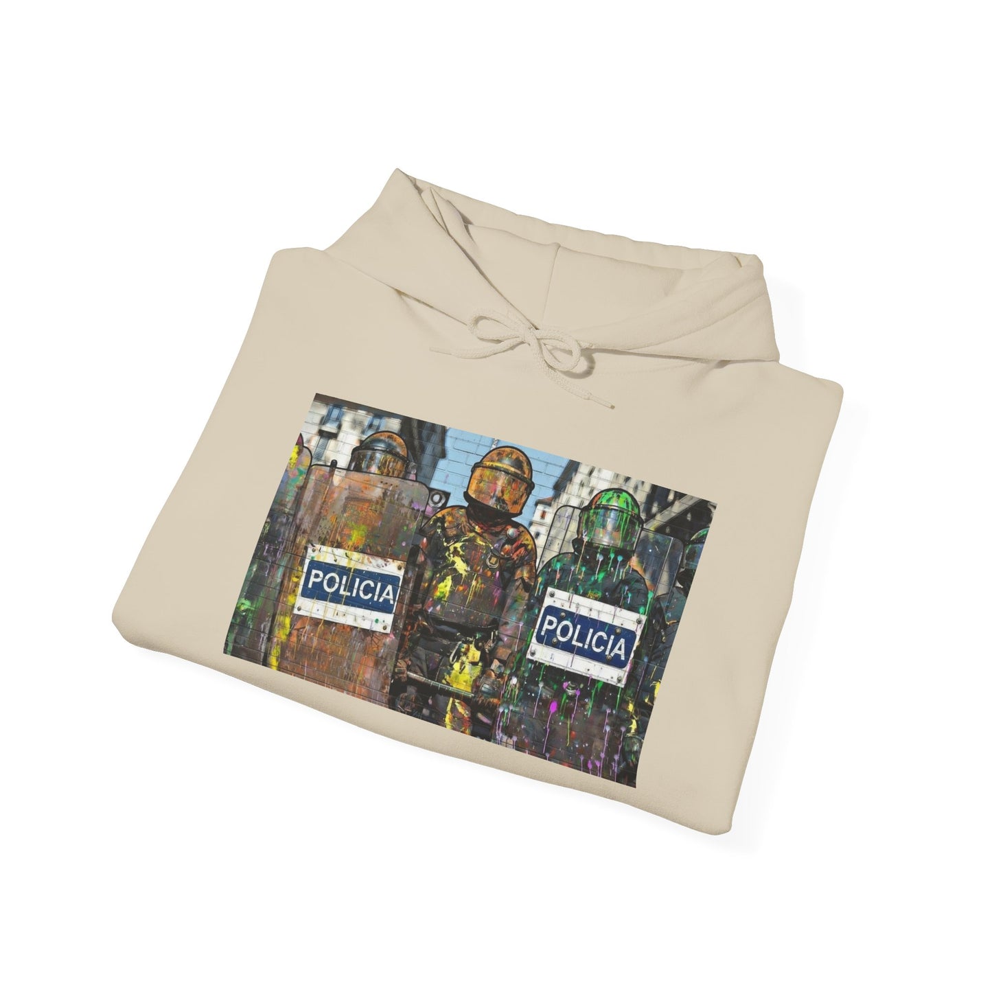 Stay Illegal Graffiti Hoodie - Policia Policia