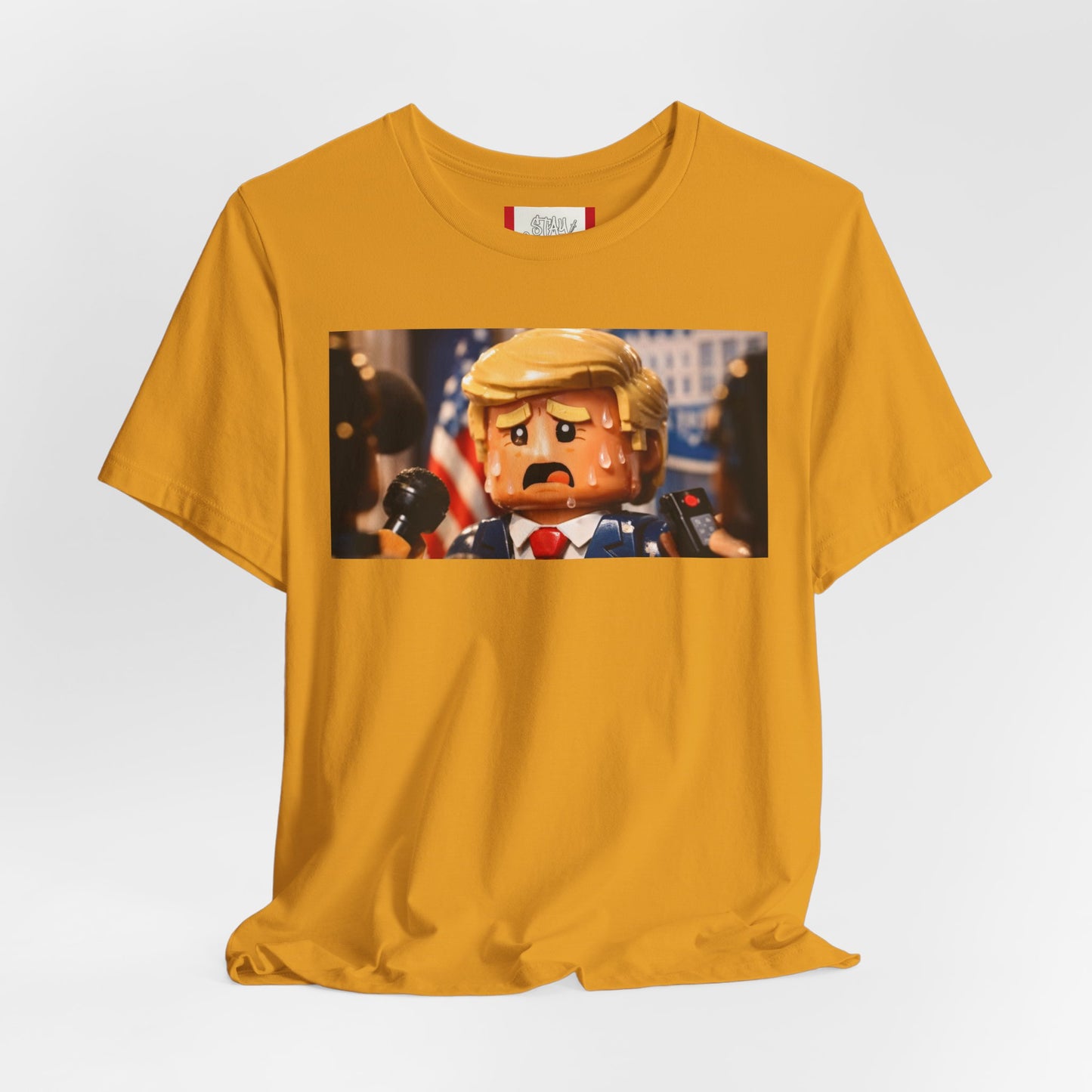 Propaganda T‑Shirt — IRAN LEGOS - Sweaty Trump