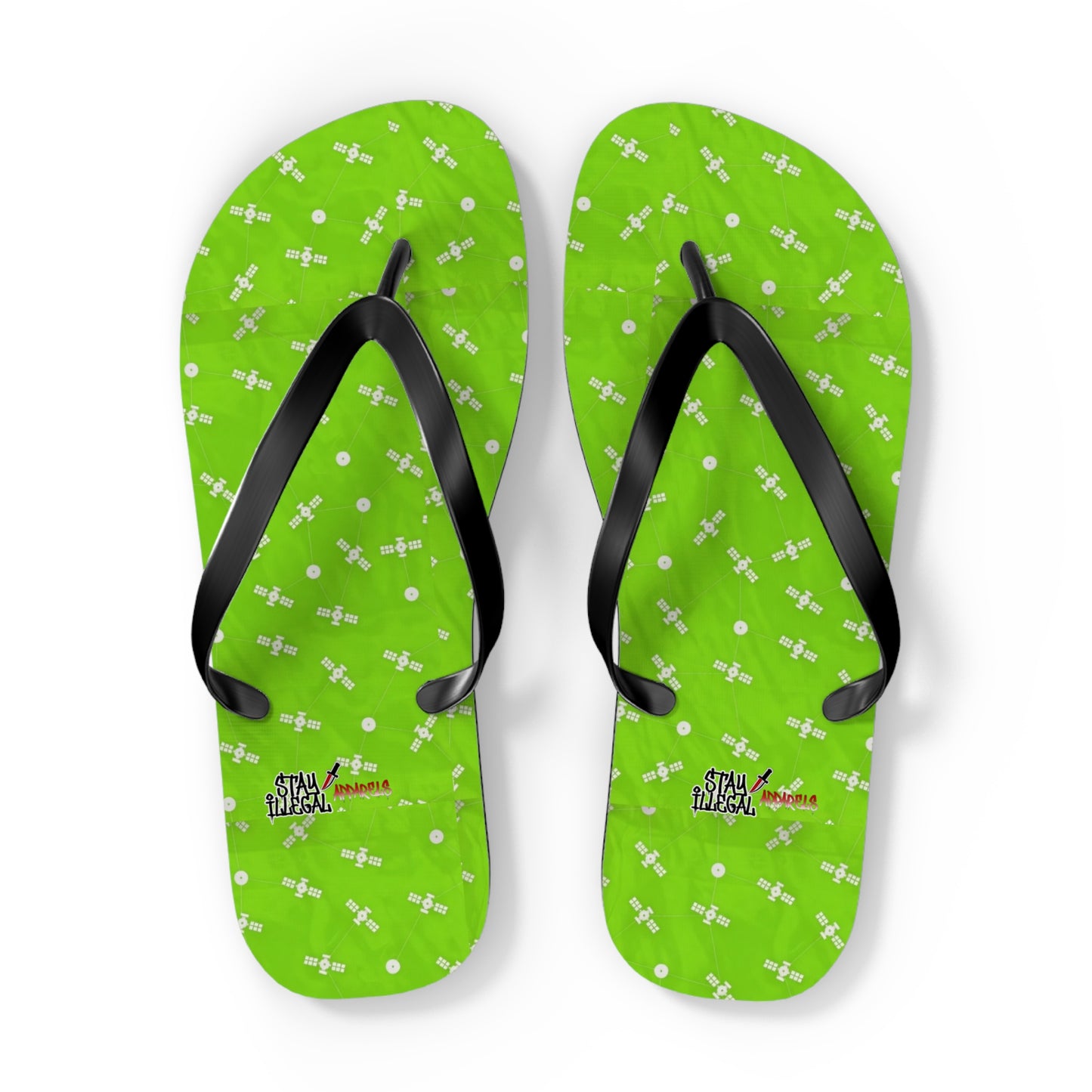 Satellite Flip Flops – Stay Illegal Satellite Lime