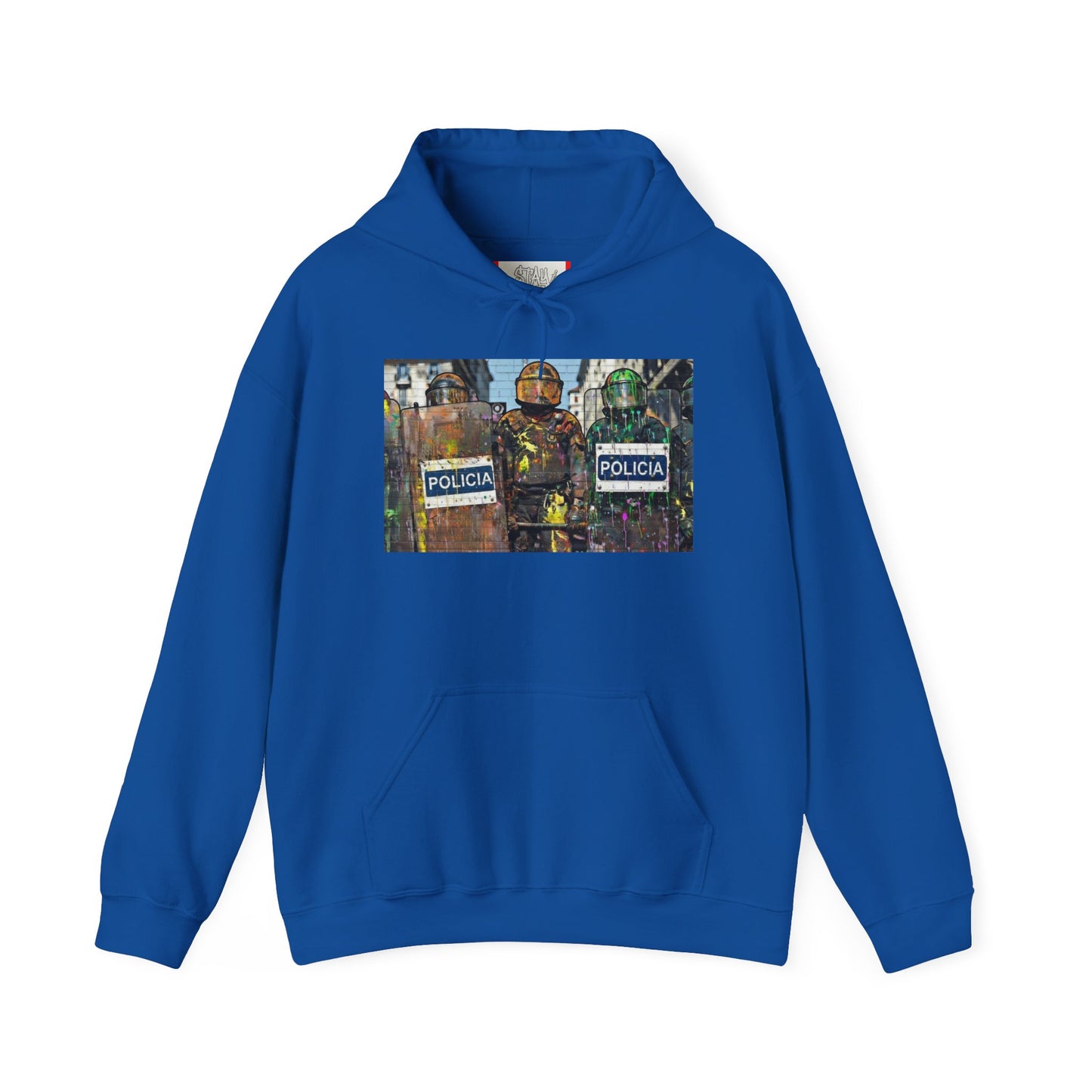 Stay Illegal Graffiti Hoodie - Policia Policia