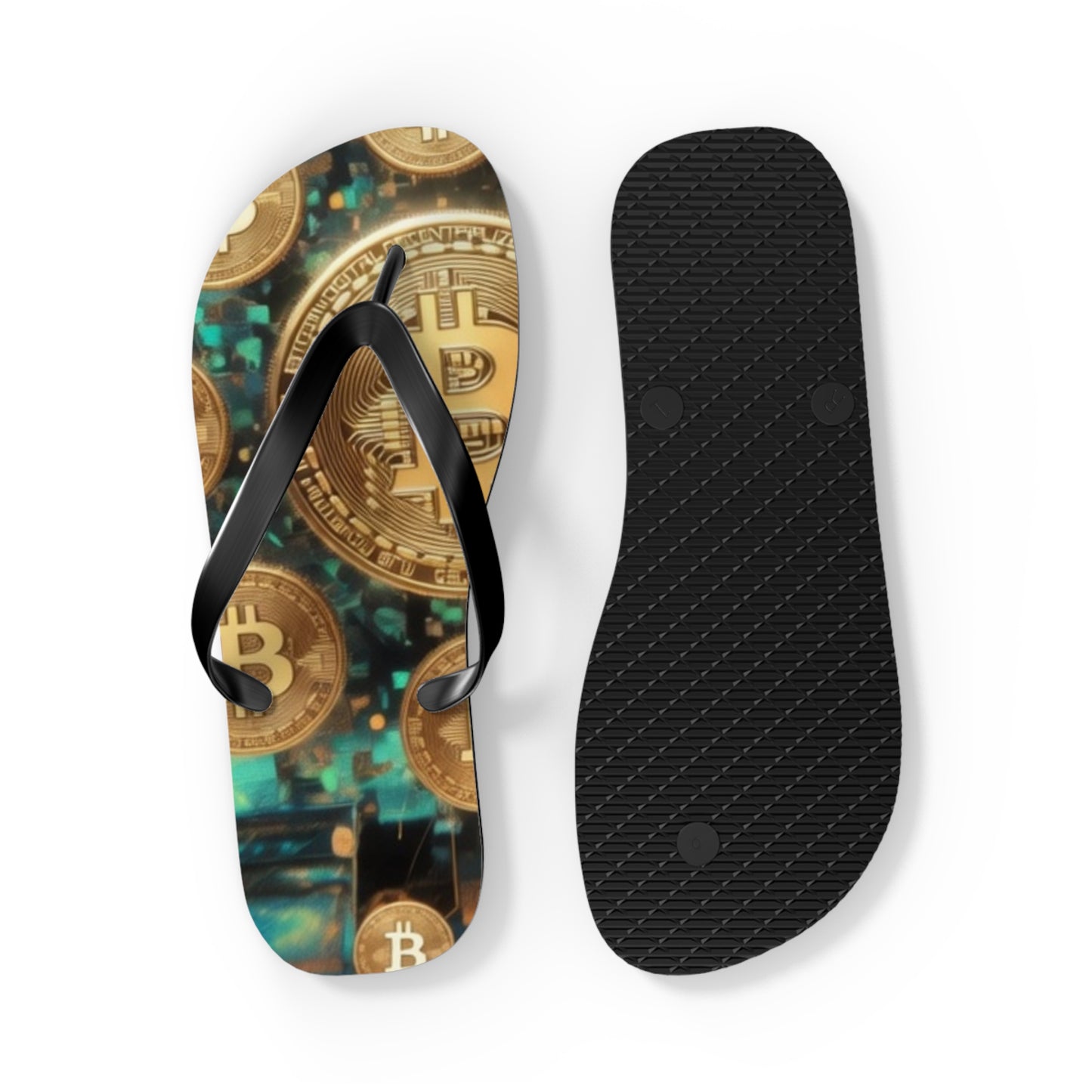 BitCoin Flip Flops – Financial Beach