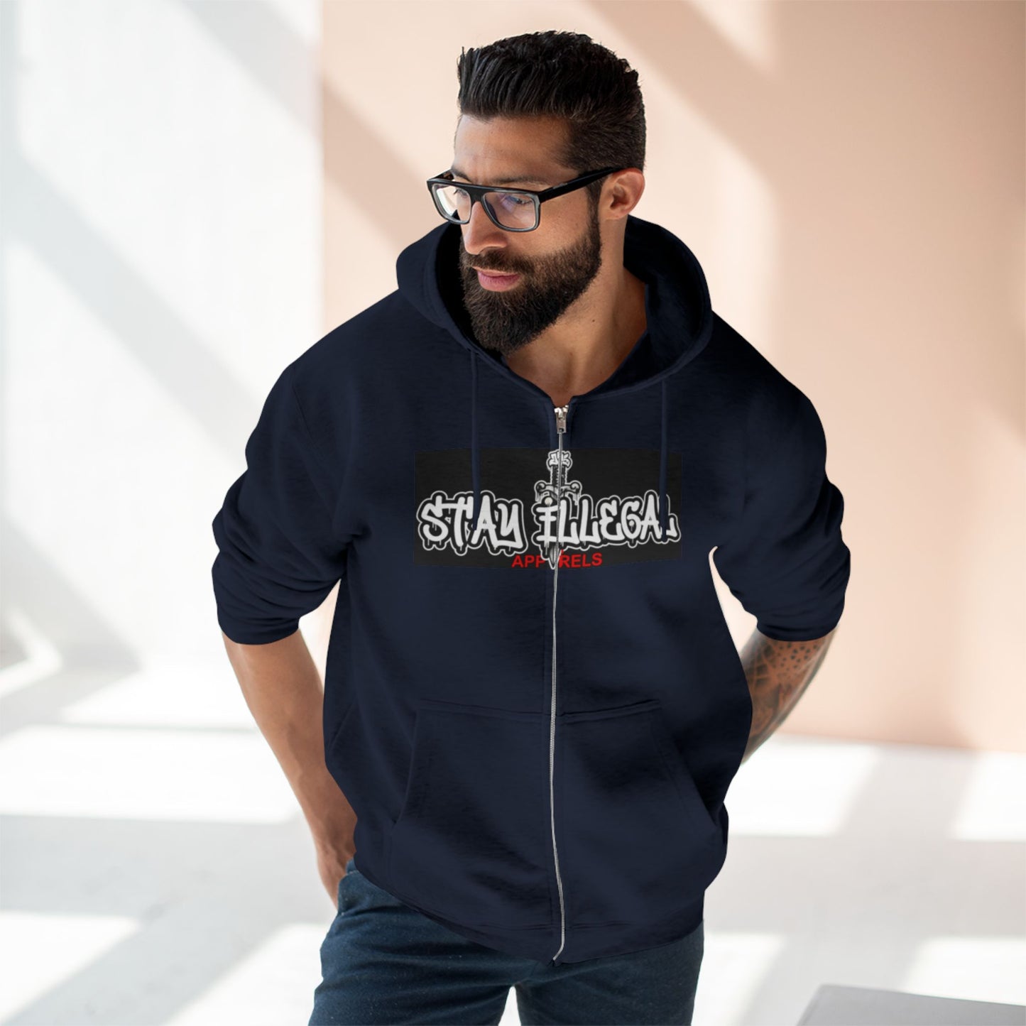 Eye Of The Beholder Hoodie — Stay Illegal Zip Hoodie