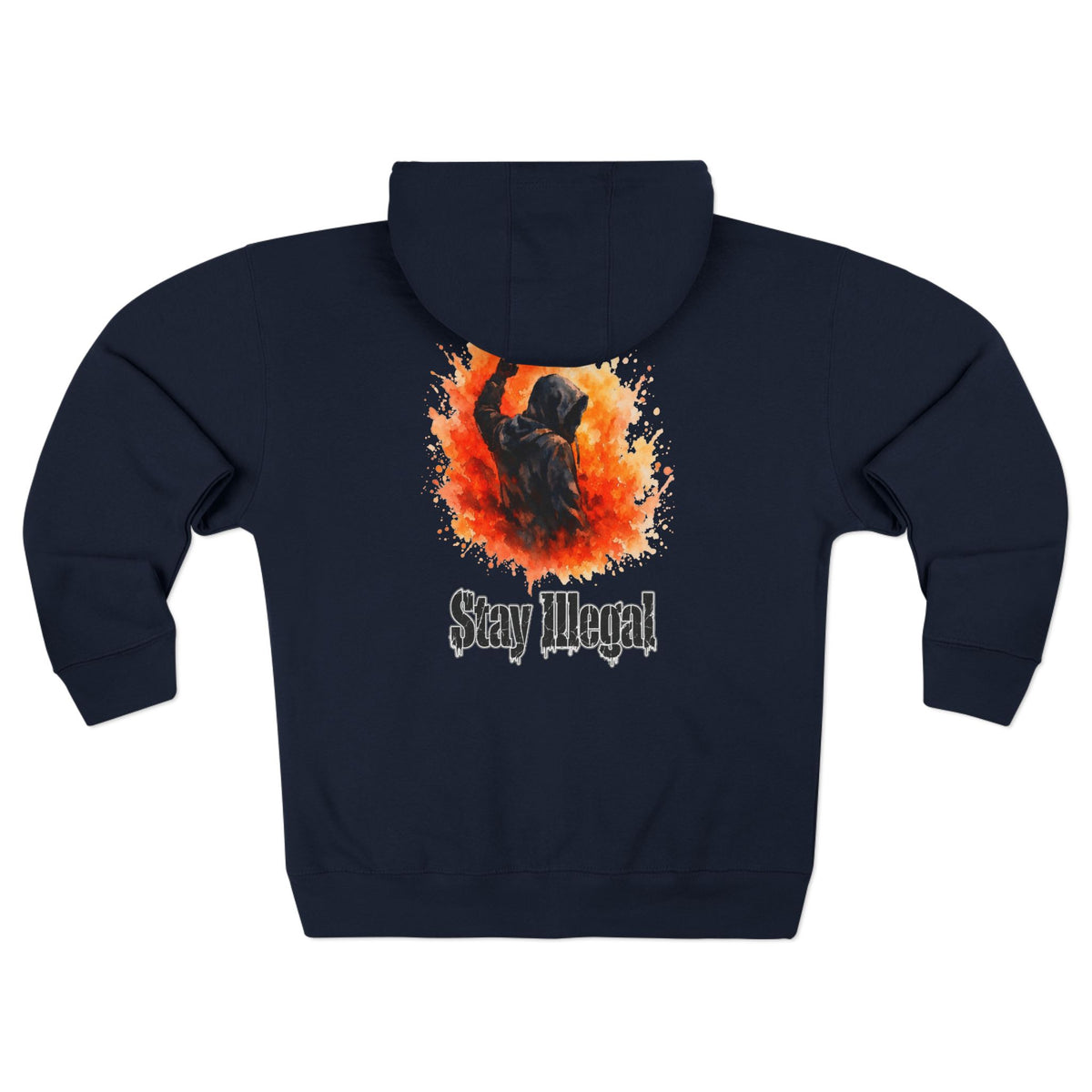 Hooded Rebel — Stay Illegal Zip Hoodie