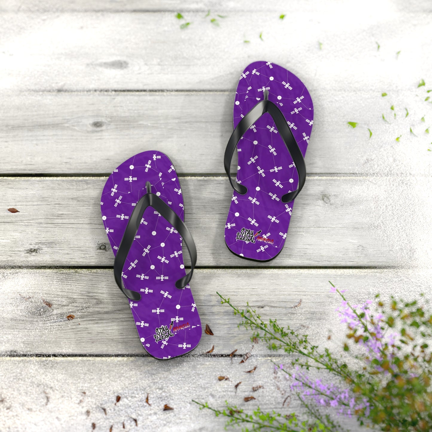Satellite Flip Flops – Stay Illegal Satellite Purple Grape