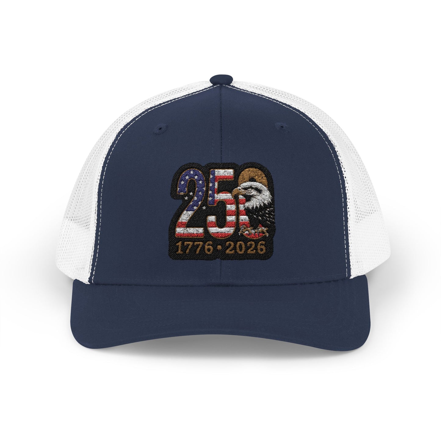 Stay Illegal Trucker Cap — USA 250th Anniversary Eagle Patch