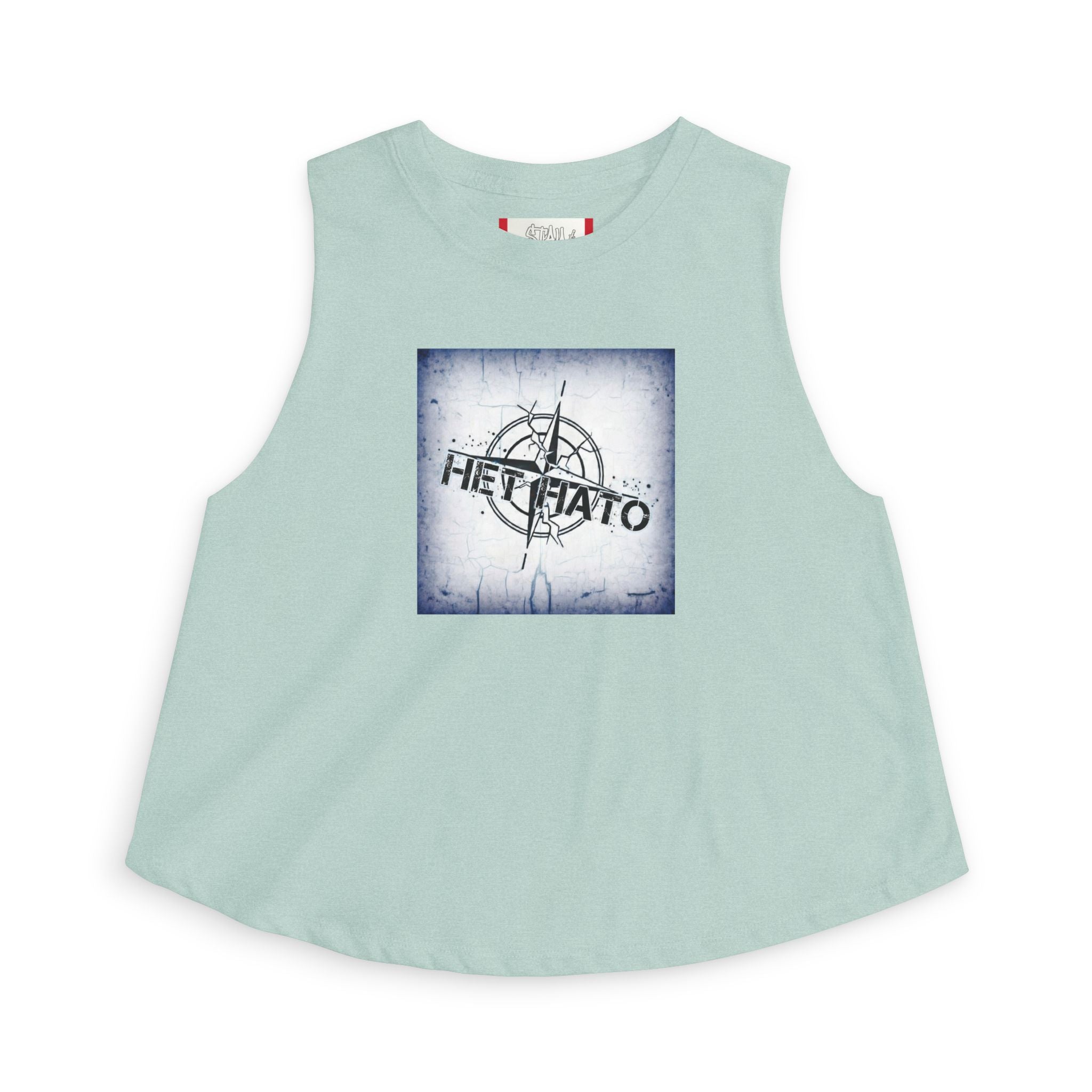 Crop Top — "NO To NATO" Women's BLUE/Russian