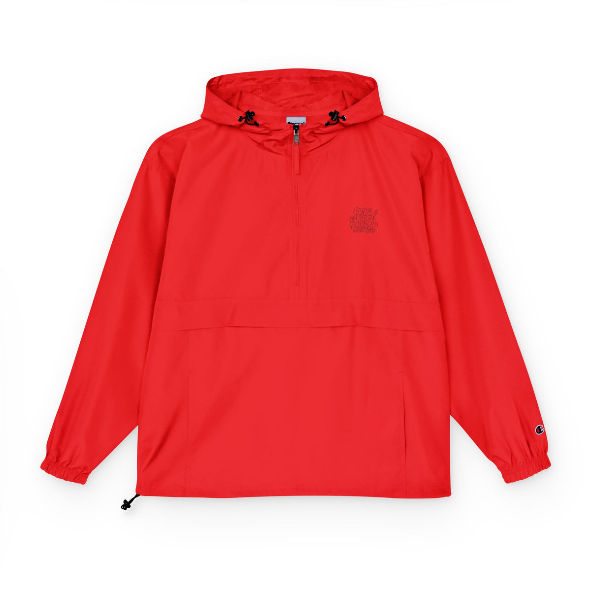 Stay Illegal Anorak Jacket — Plain Insignia Packable Lightweight Hooded Windbreaker