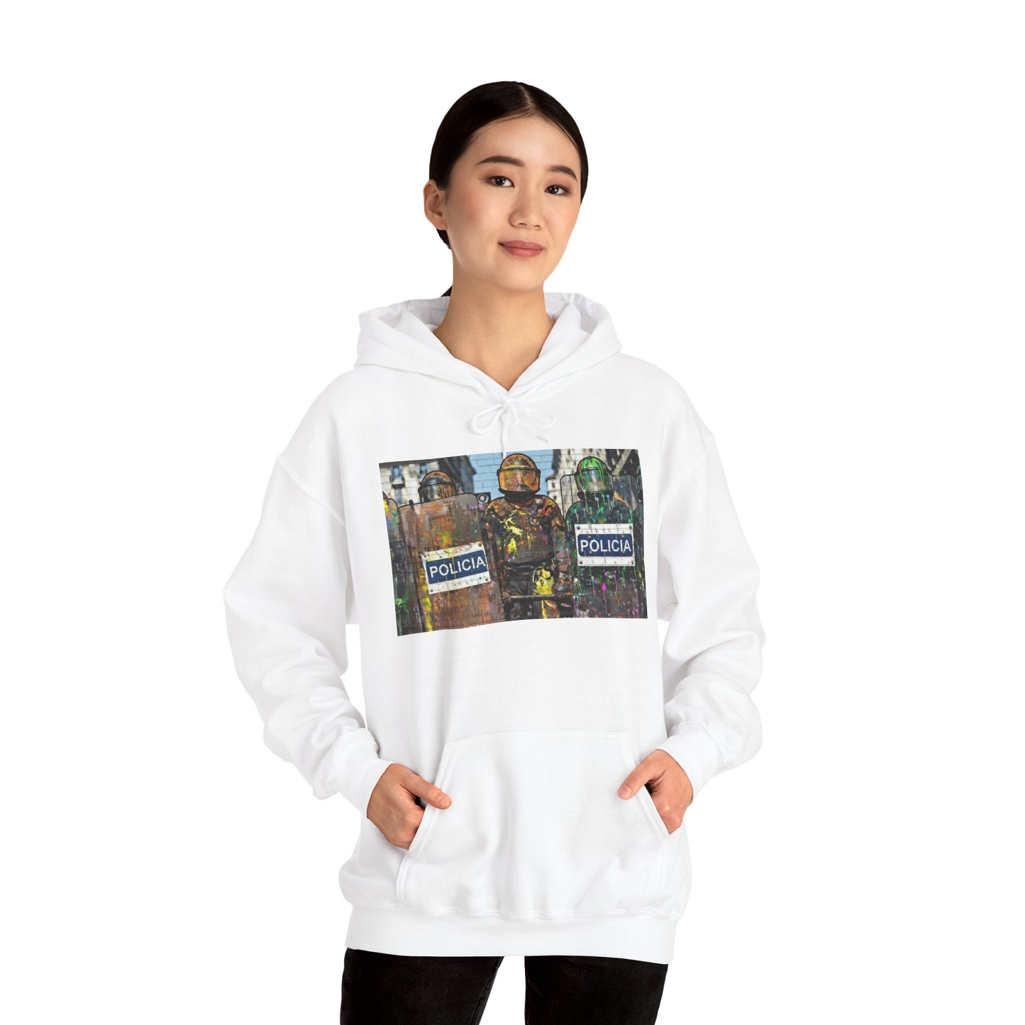 Stay Illegal Graffiti Hoodie - Policia Policia