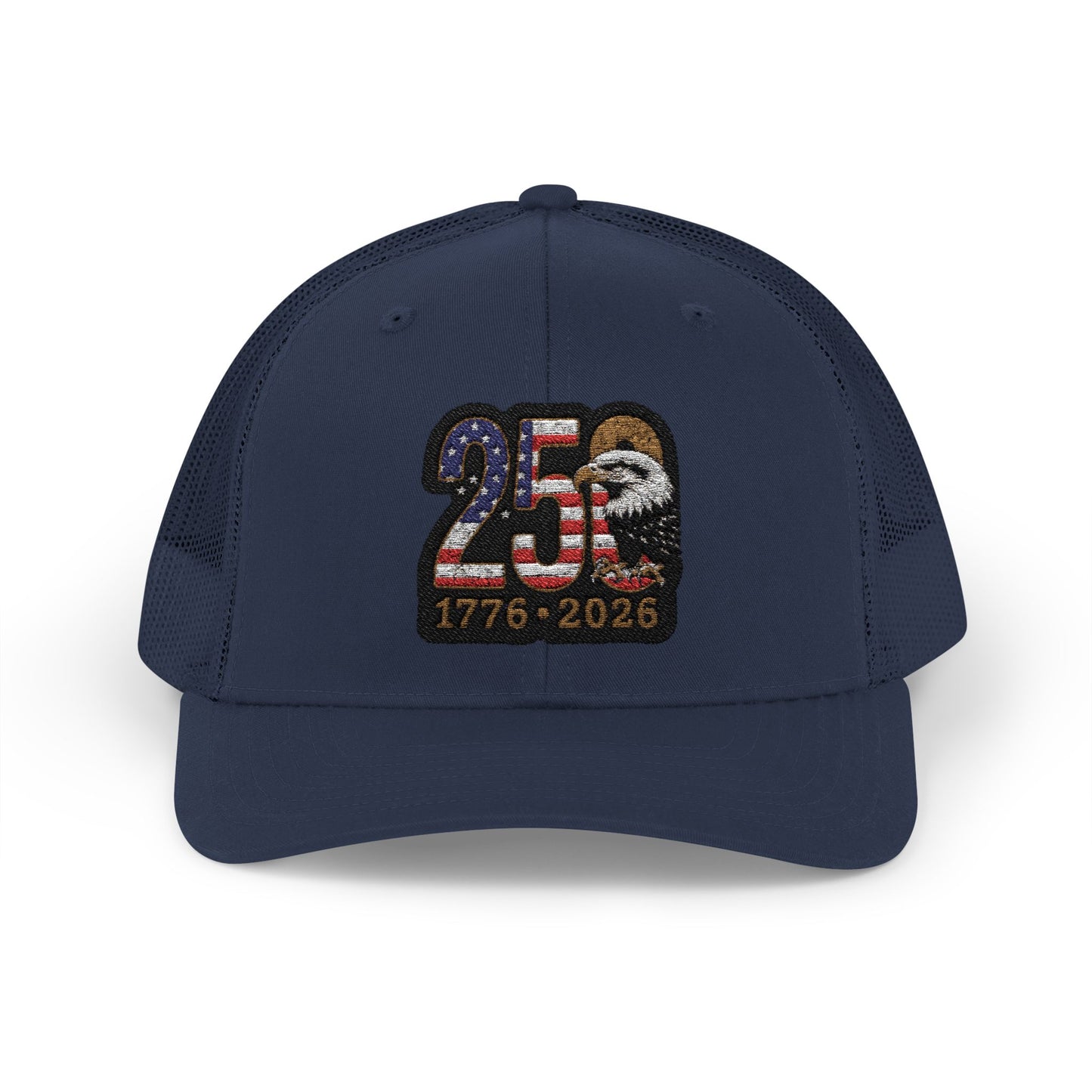 Stay Illegal Trucker Cap — USA 250th Anniversary Eagle Patch