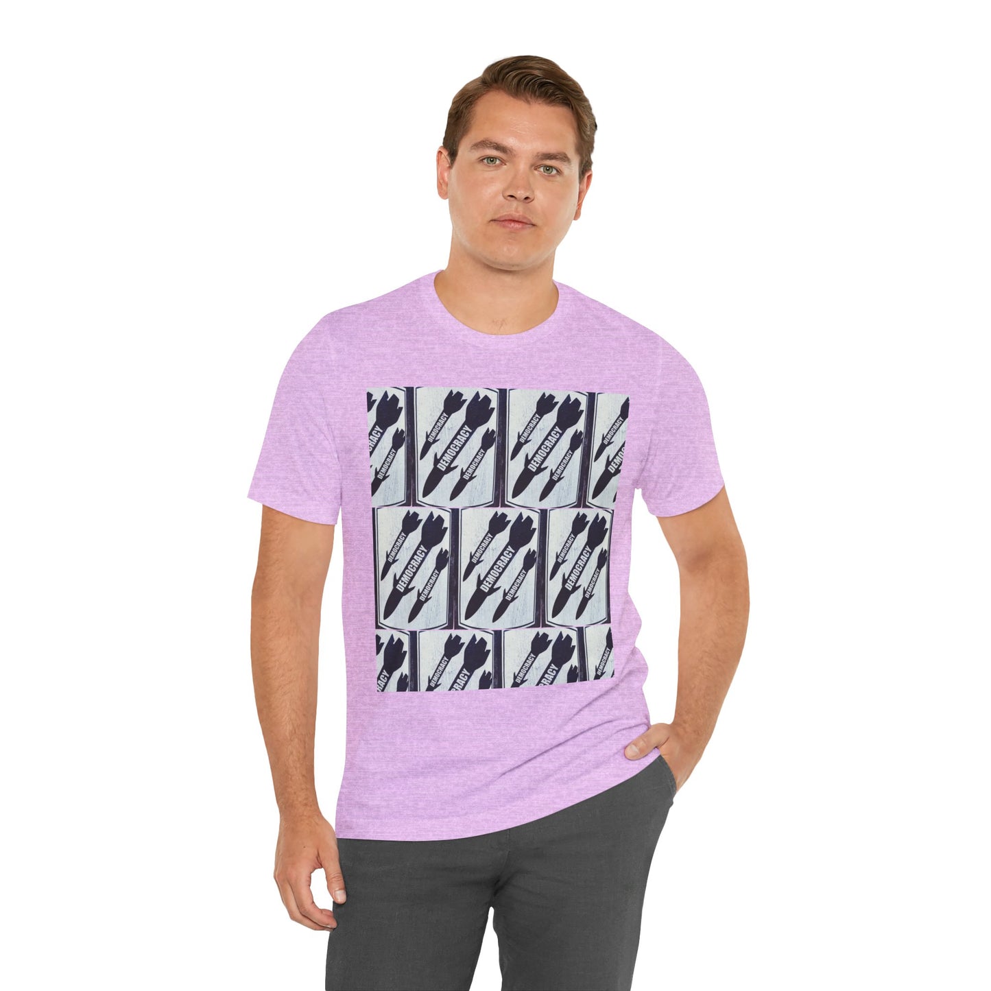 Protest T‑Shirt — DEMOCRATIC MISSILES