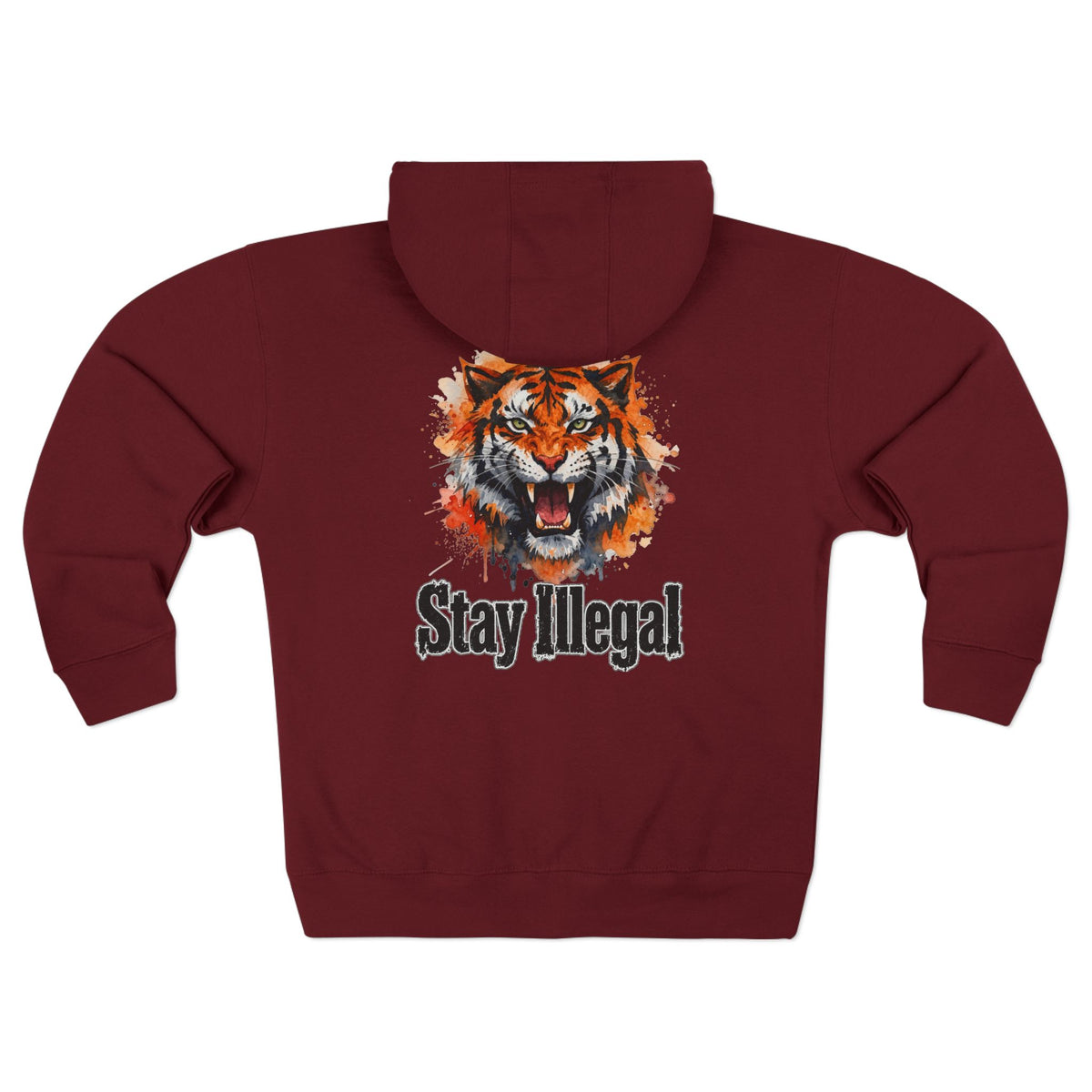 Tiger Style — Stay Illegal Zip Hoodie