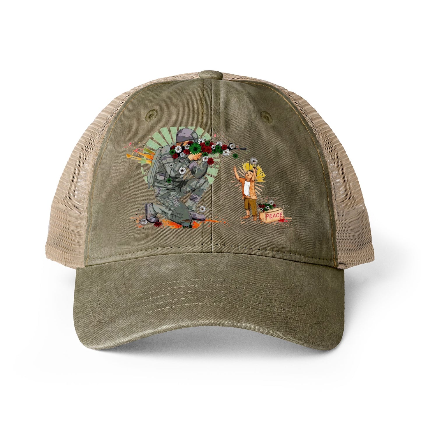 Stay Illegal Women's Mesh-Back " Flower Shooter" Cap