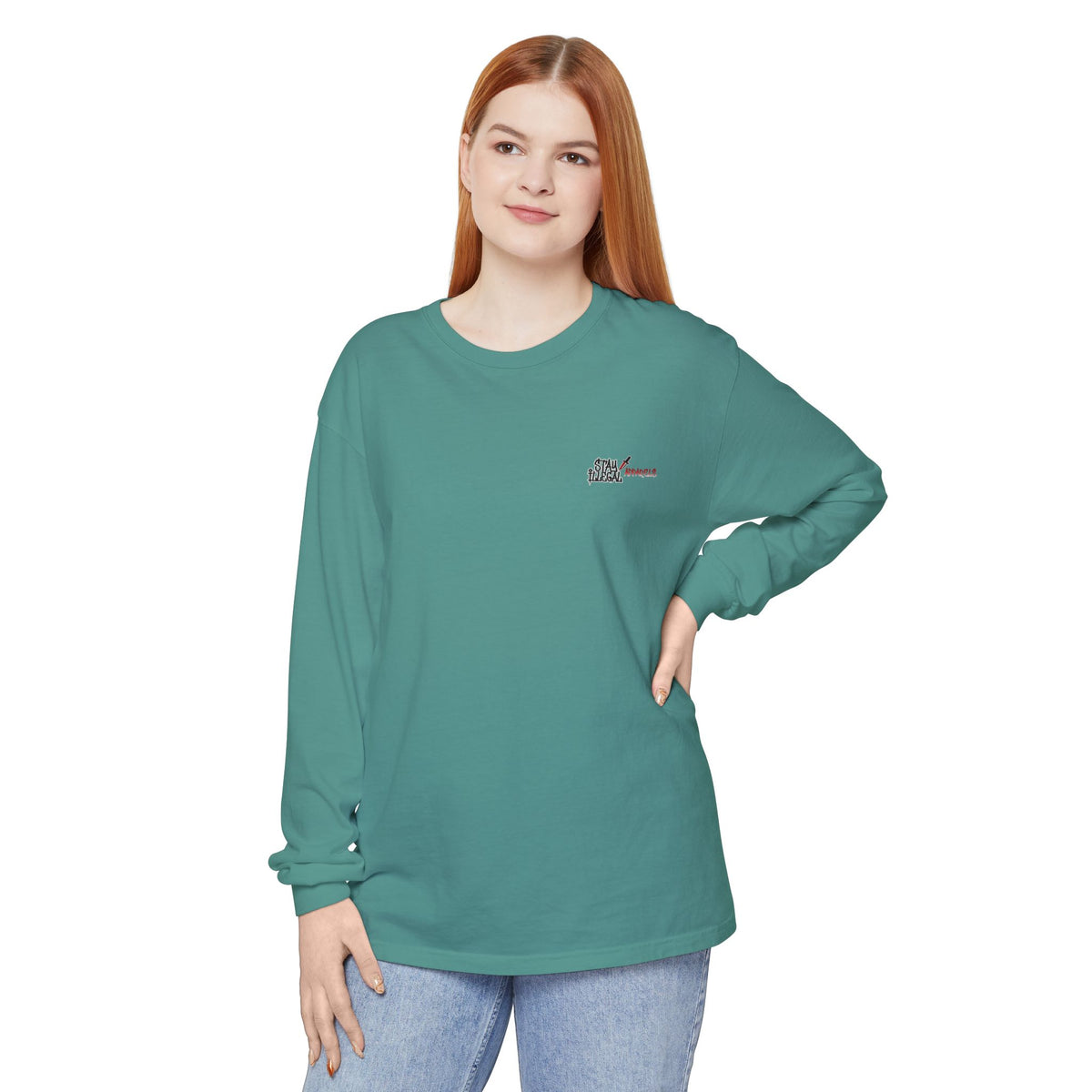 Long Sleeve Tee — More Europe 20euros Back Print