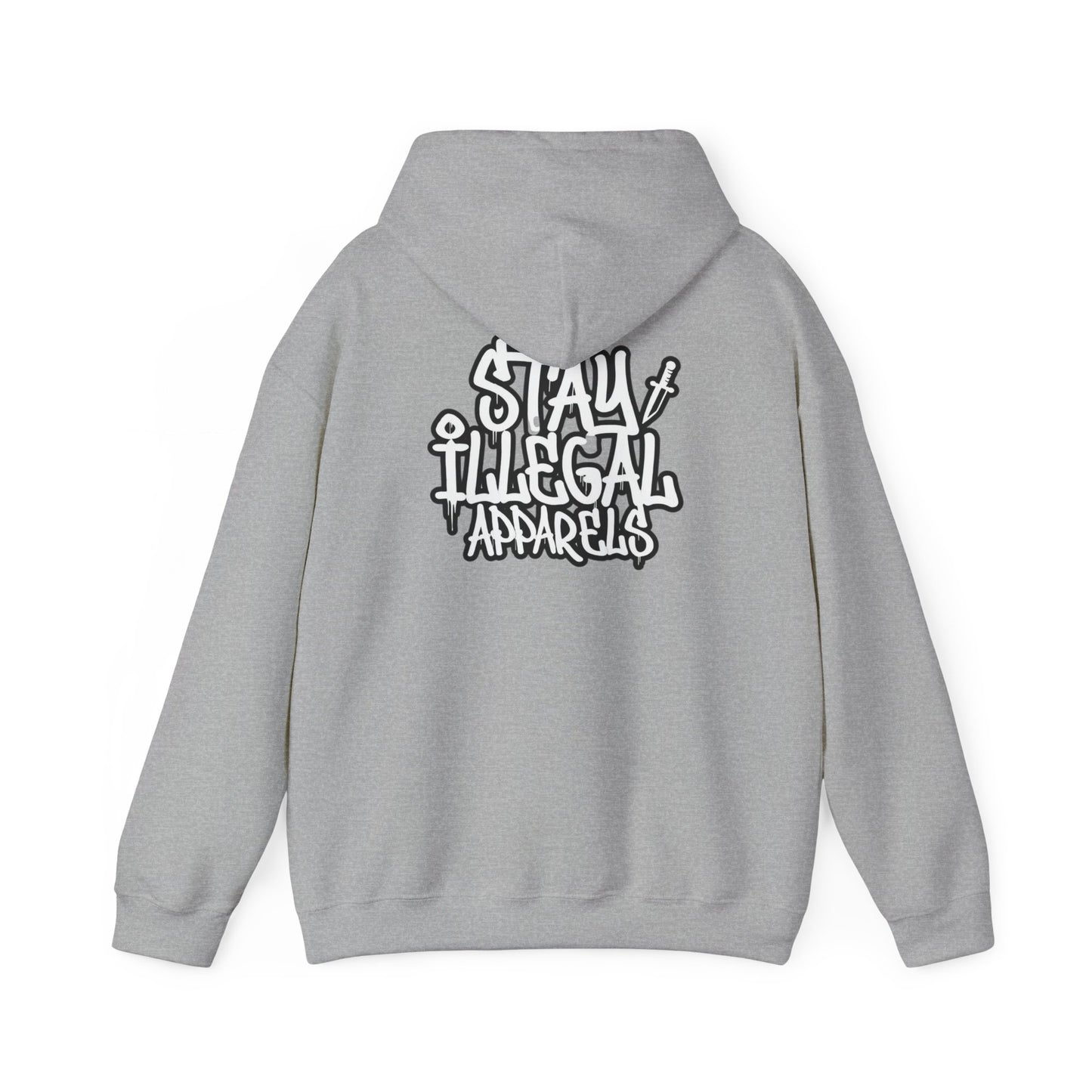 Stay Illegal Graffiti Hoodie - Policia Policia