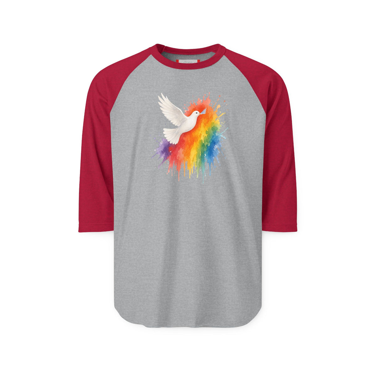 Stay Illegal Raglan 3/4 Sleeve T-Shirt — Gay Dove