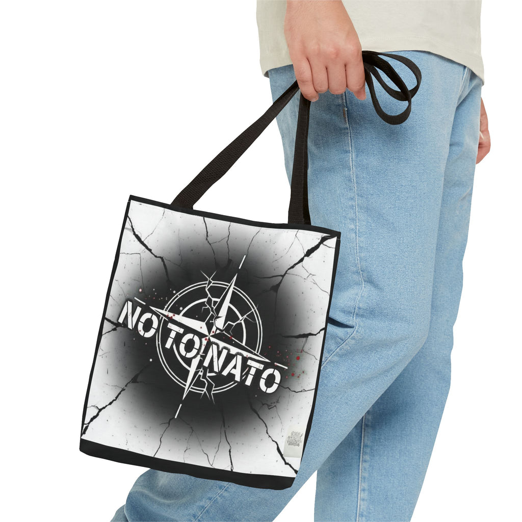 Compass Tote Bag — "NO To NATO / Het NATO" English/Russian