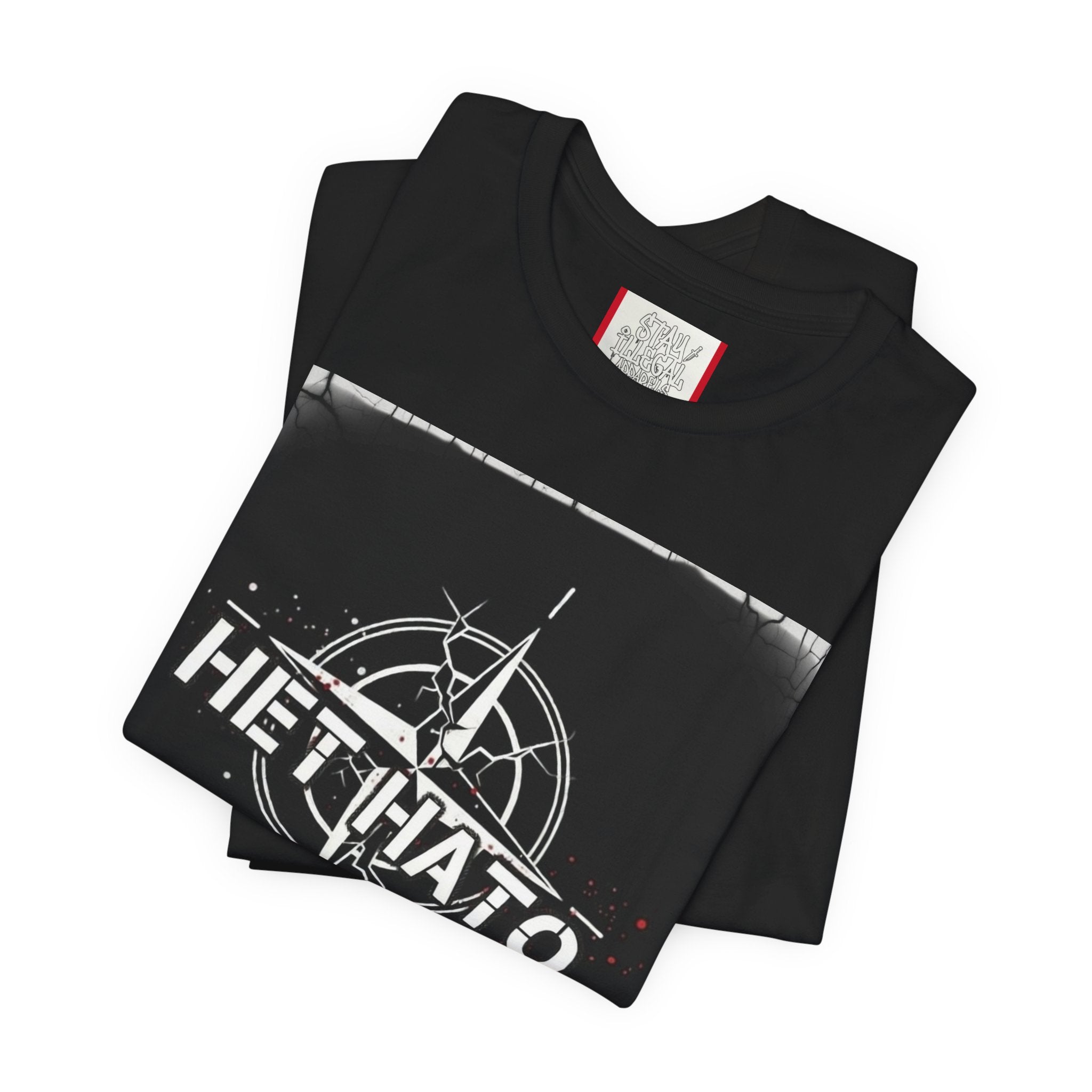 T‑Shirt — "NO To NATO" Russian/Black