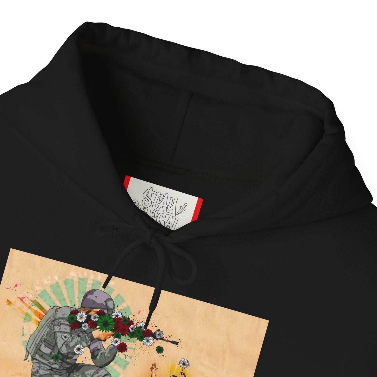 Stay Illegal Graffiti Hoodie - Flower Shooter