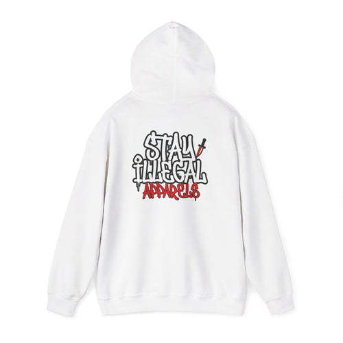 Copy of Stay Illegal Graffiti Hoodie - Streetwear Graphic Pullover
