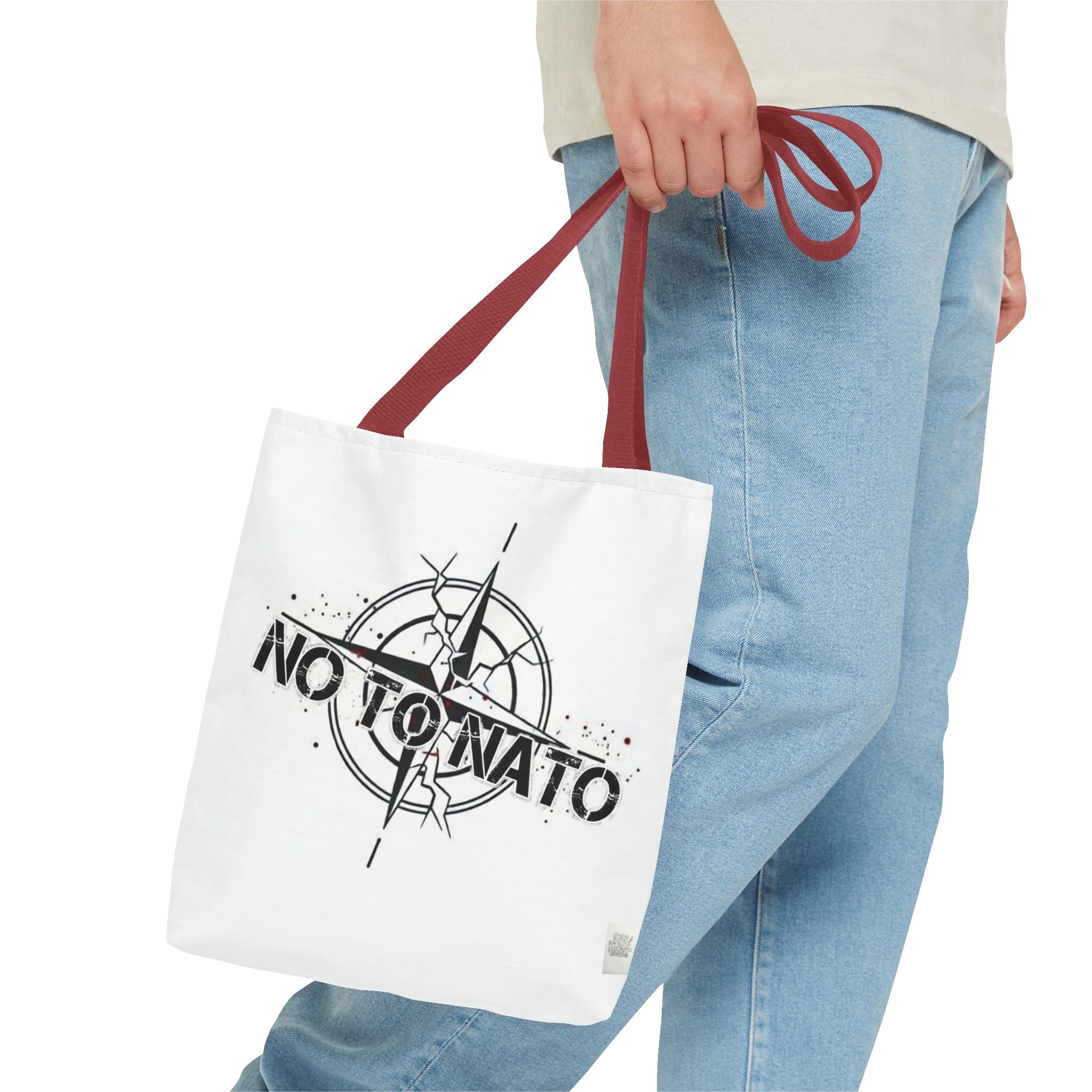 Compass Tote Bag — "NO To NATO / Het NATO" English/Russian