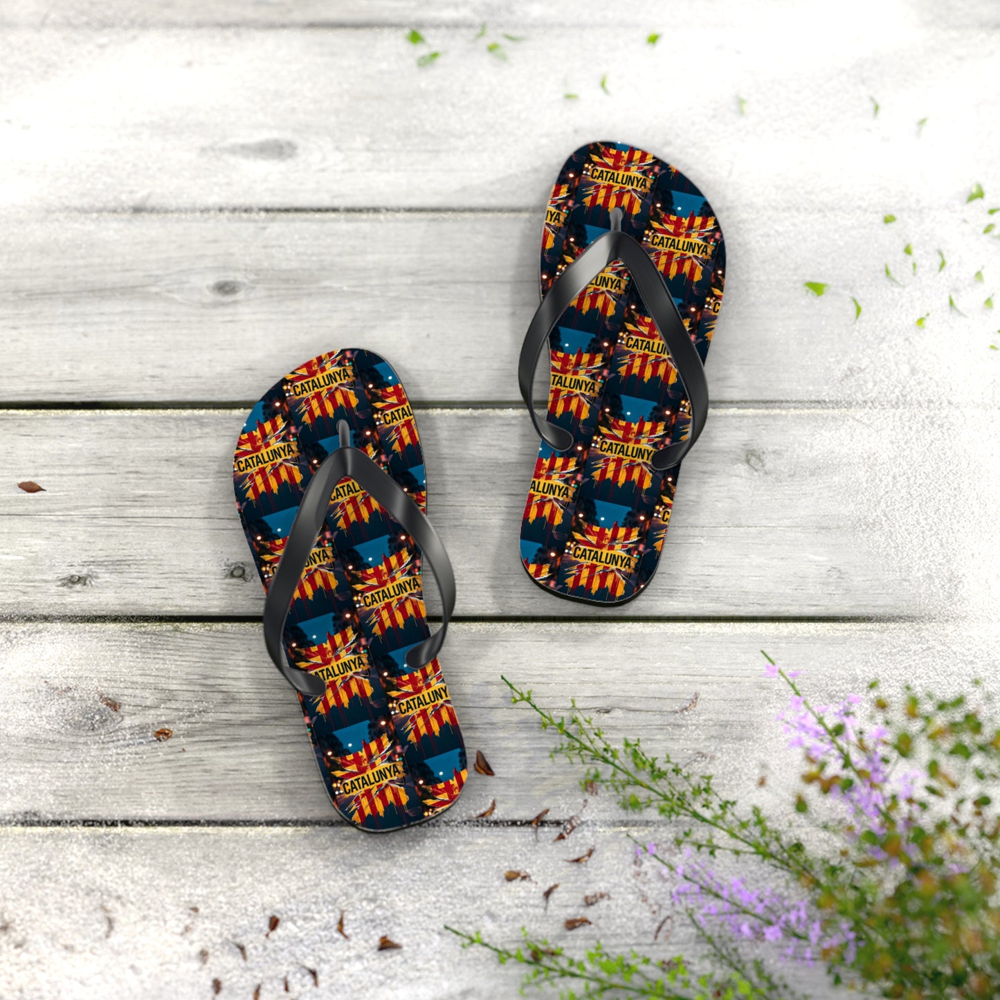 Catalan Independence Flip Flops – Zona Raval