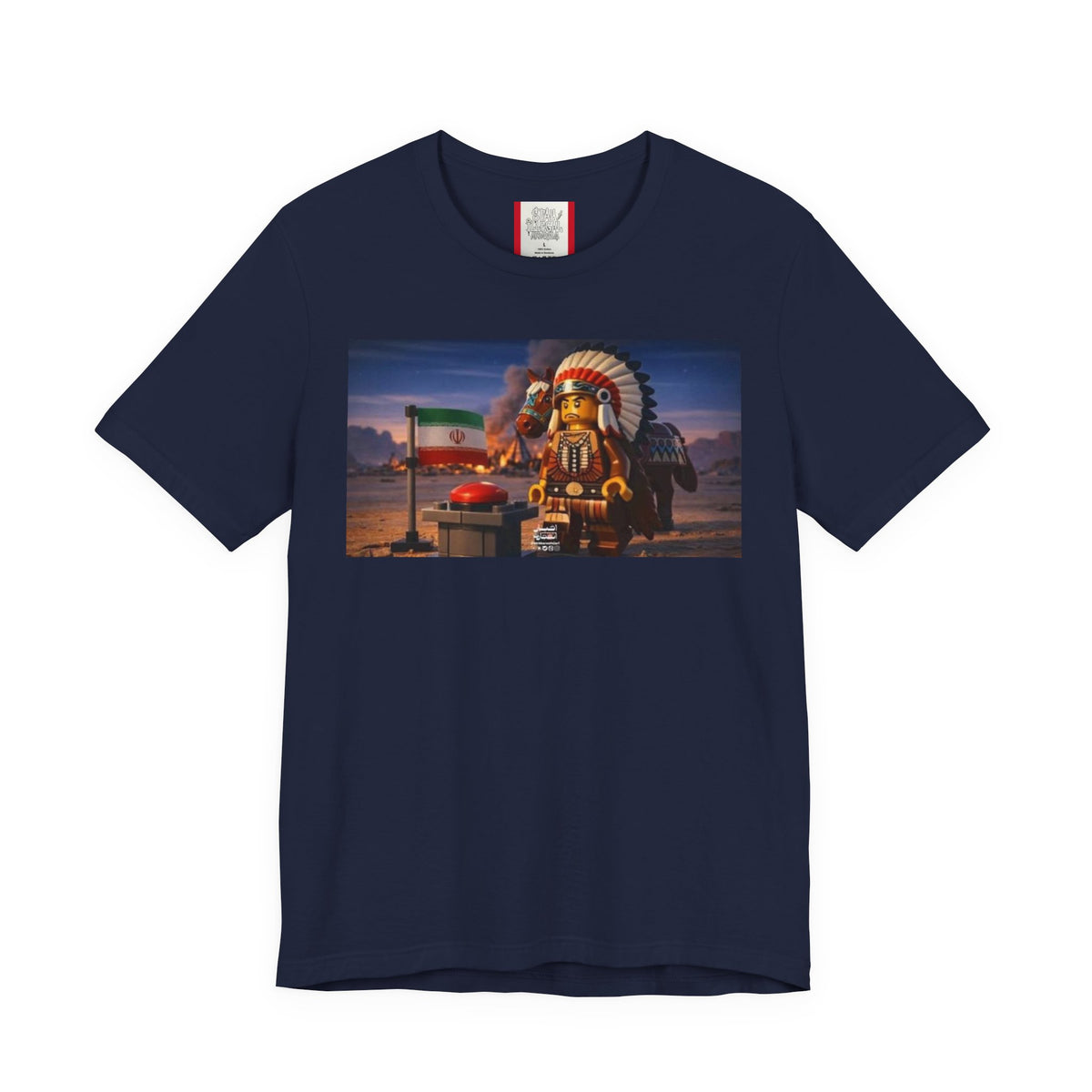Propaganda T‑Shirt — IRAN LEGOS — USA Invaders