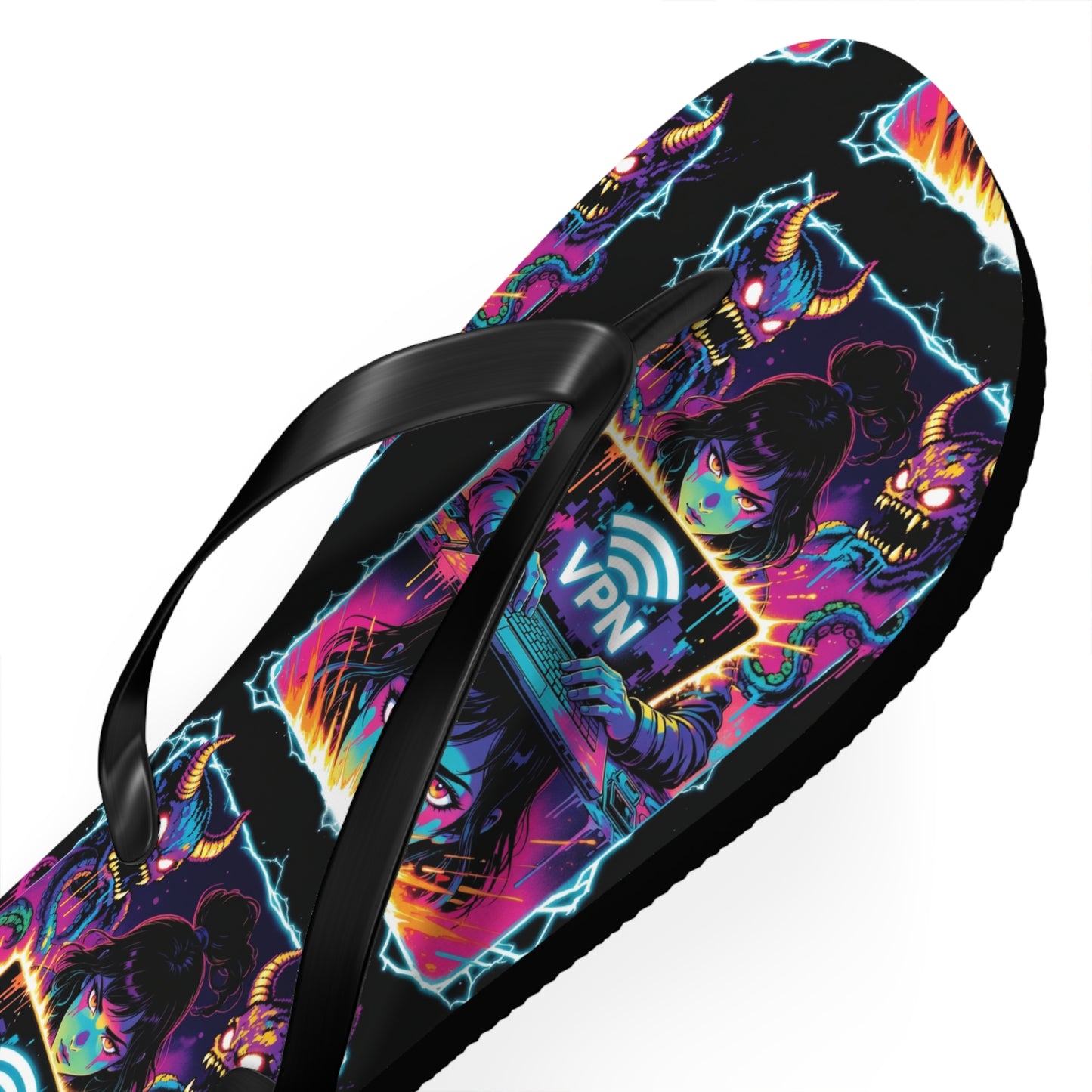 VPN Beach Flip Flops – Screen Time