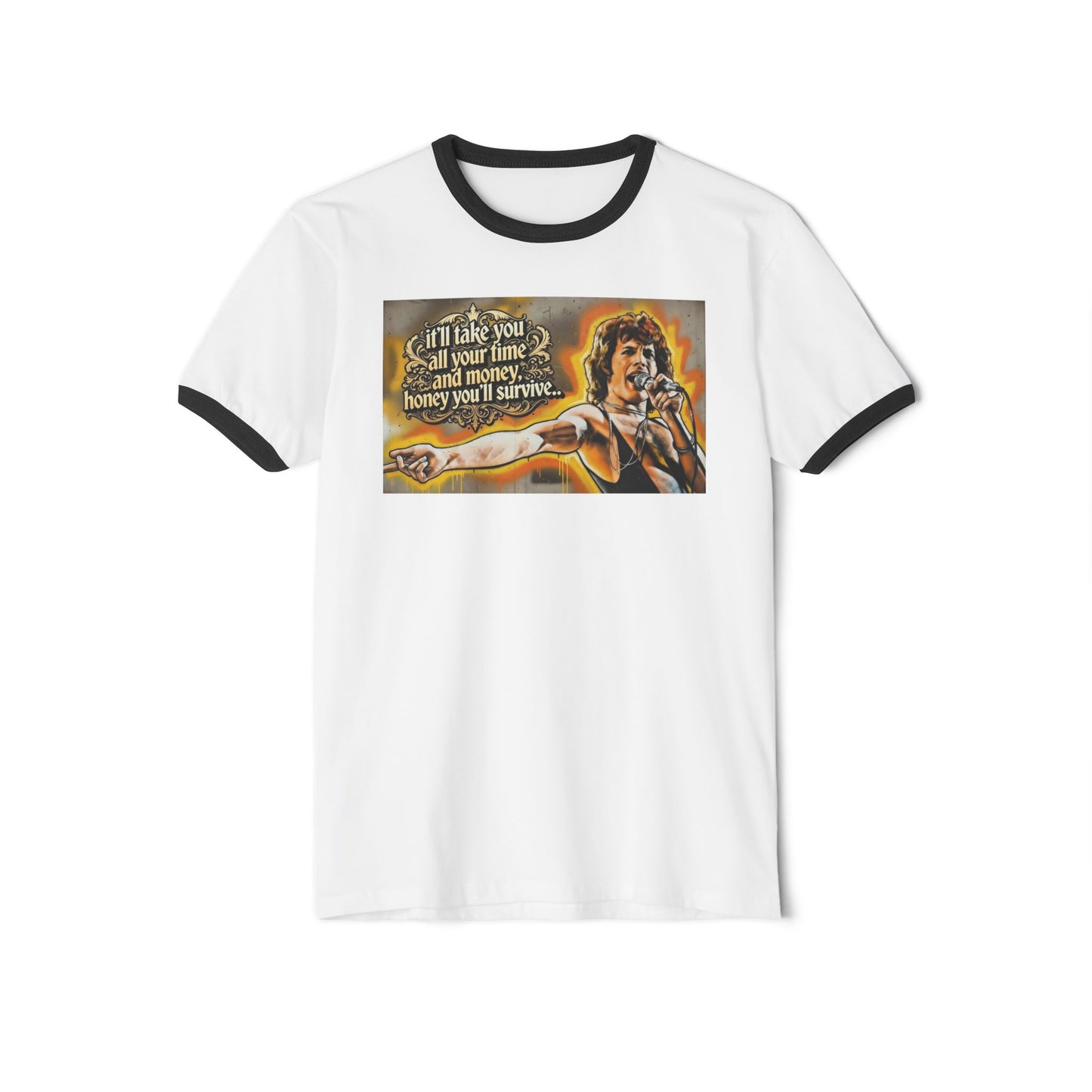 Stay Illegal Ringer T-Shirt — Freddie You Survive