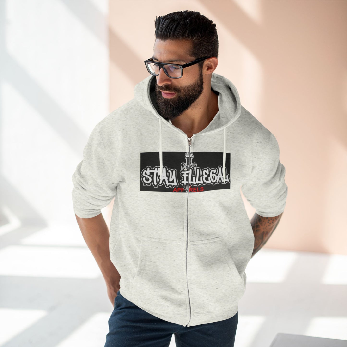 Victory Hoodie — Stay Illegal Zip Hoodie