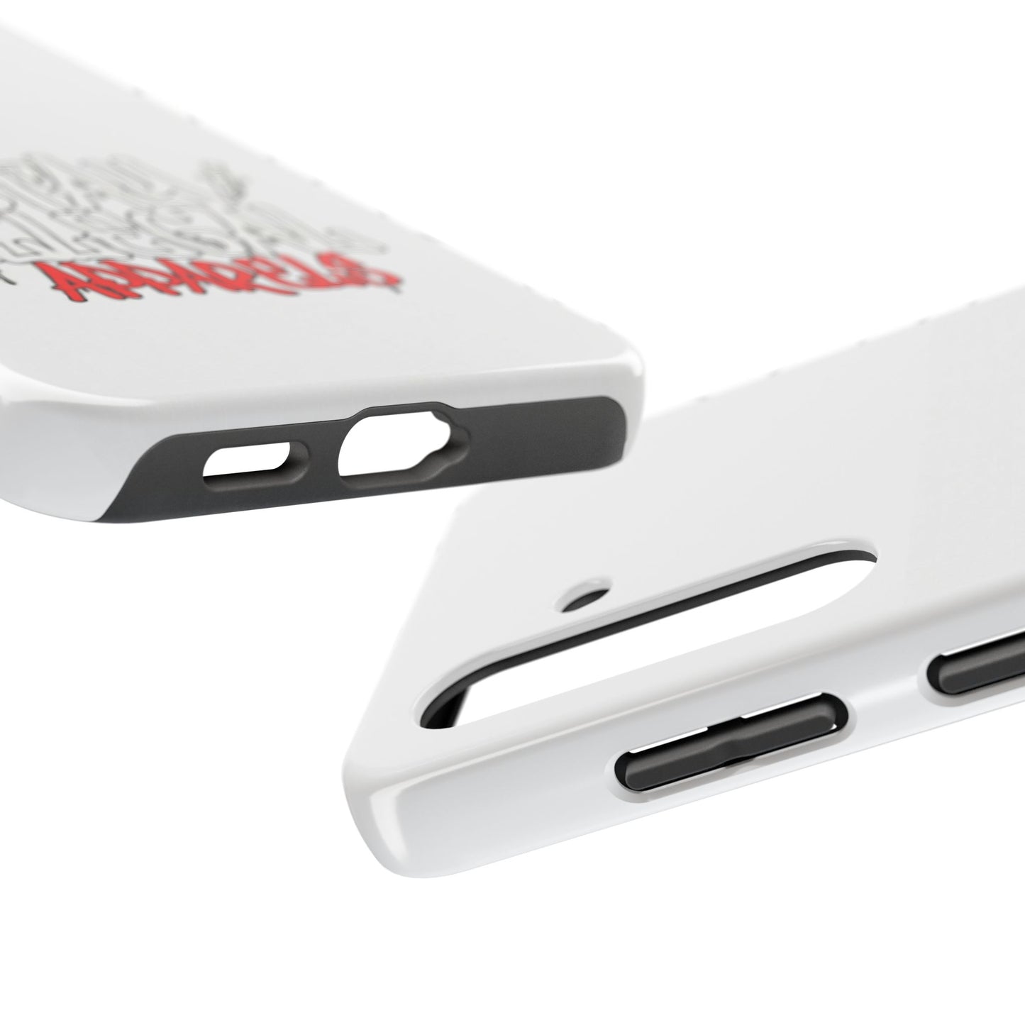 Coque de téléphone Stay Illegal - Blanc/Rouge robuste