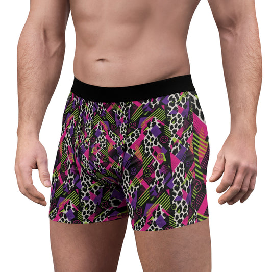 Stay Illegal Men's Boxer Briefs - Graffiti Leopard